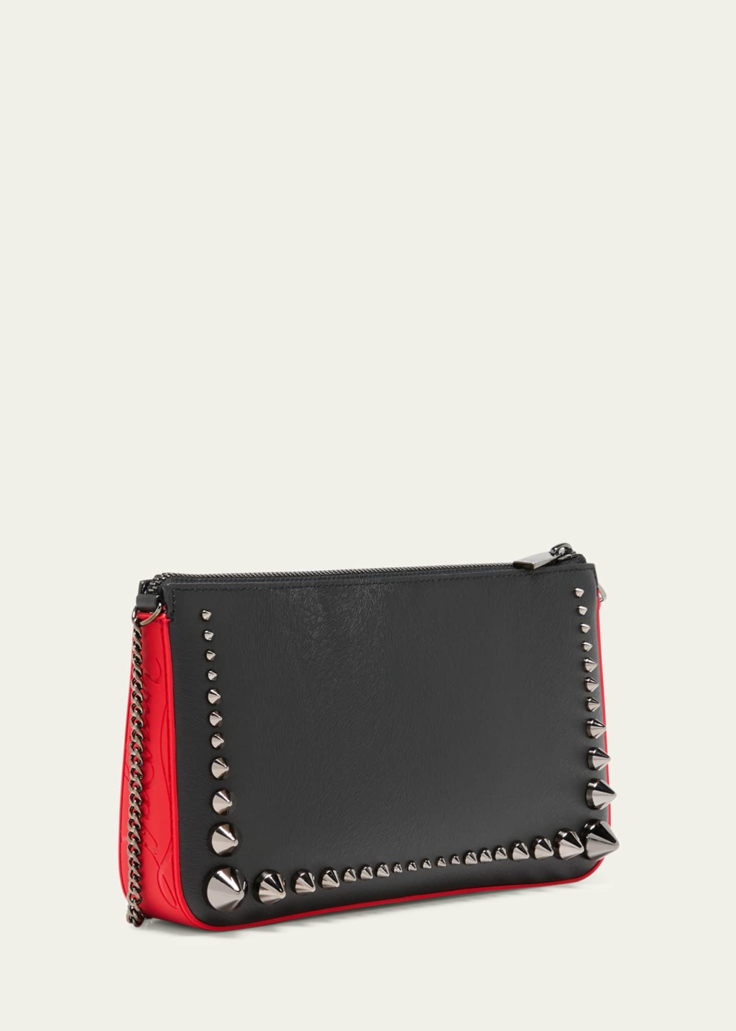 Christian Louboutin Loubila Spike Pouch Shoulder Bag