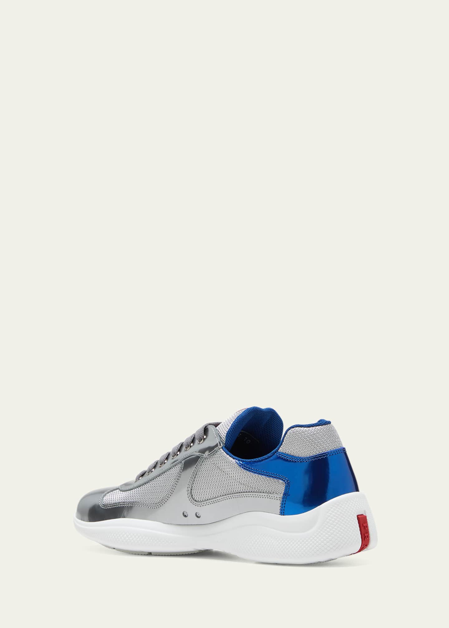 Prada metallic sneakers 2025