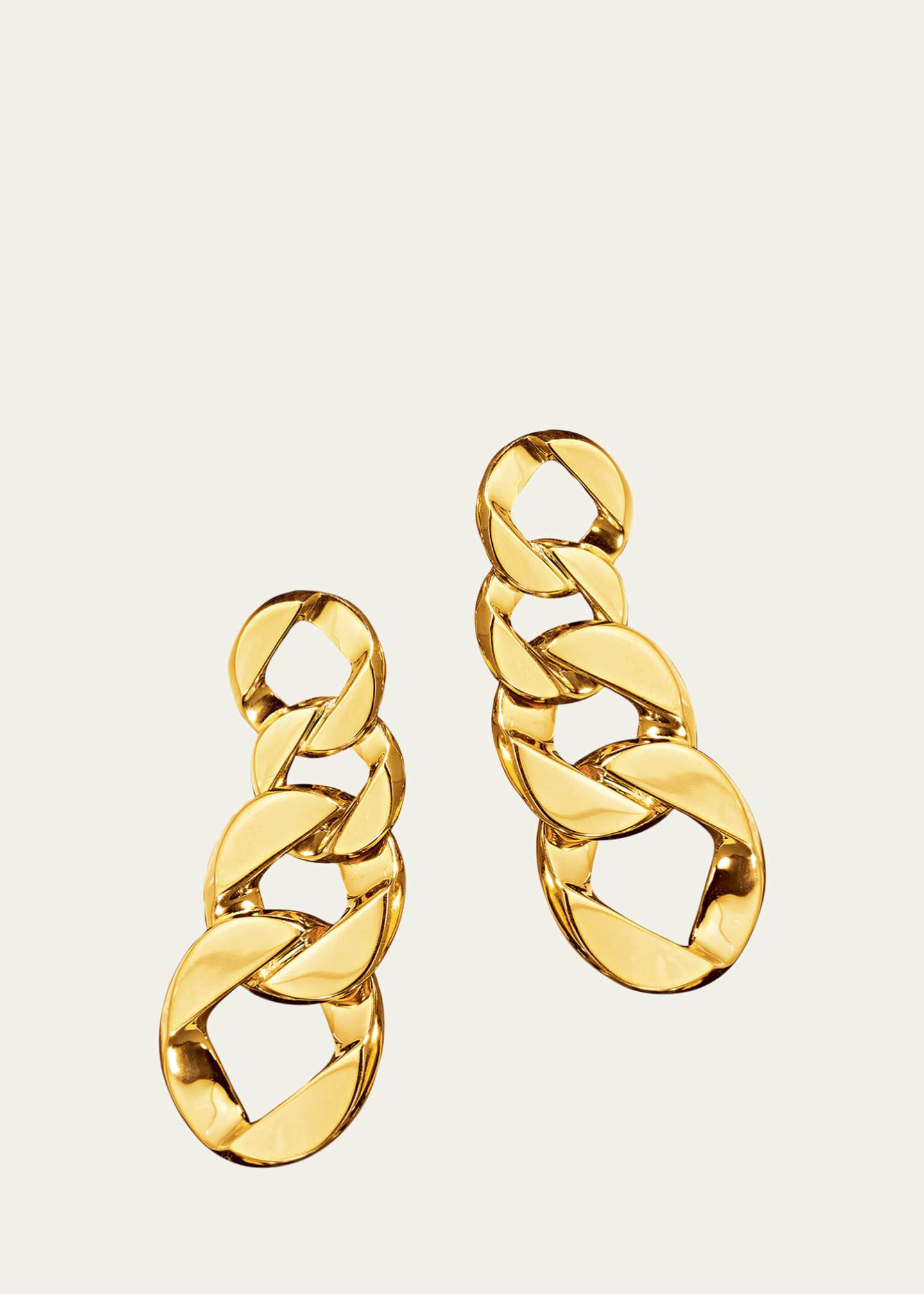 Verdura Curb-Link Pendant Earclips Image 3 of 4