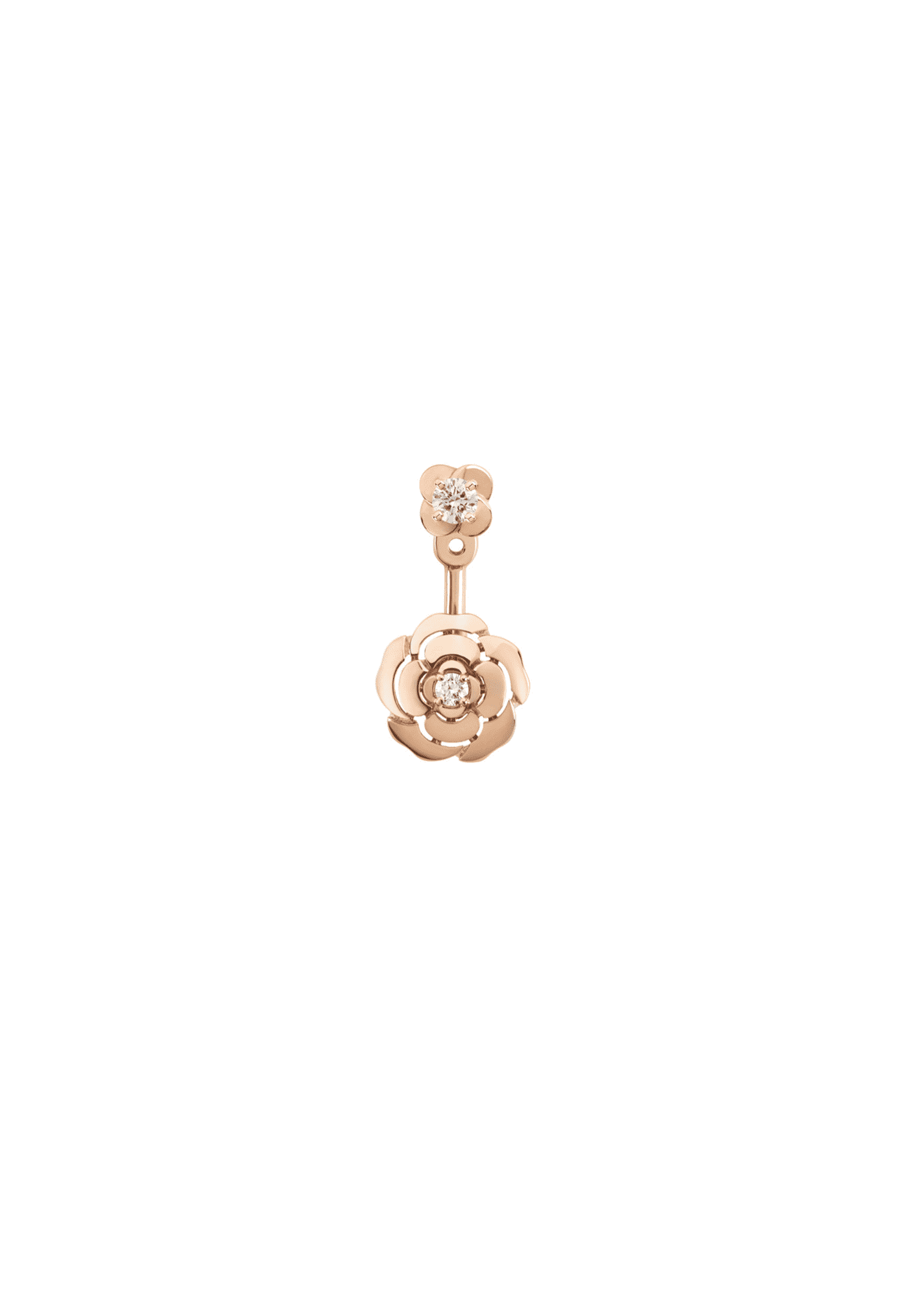 CHANEL Extrait de Camélia Single Earring Image 1 of 3