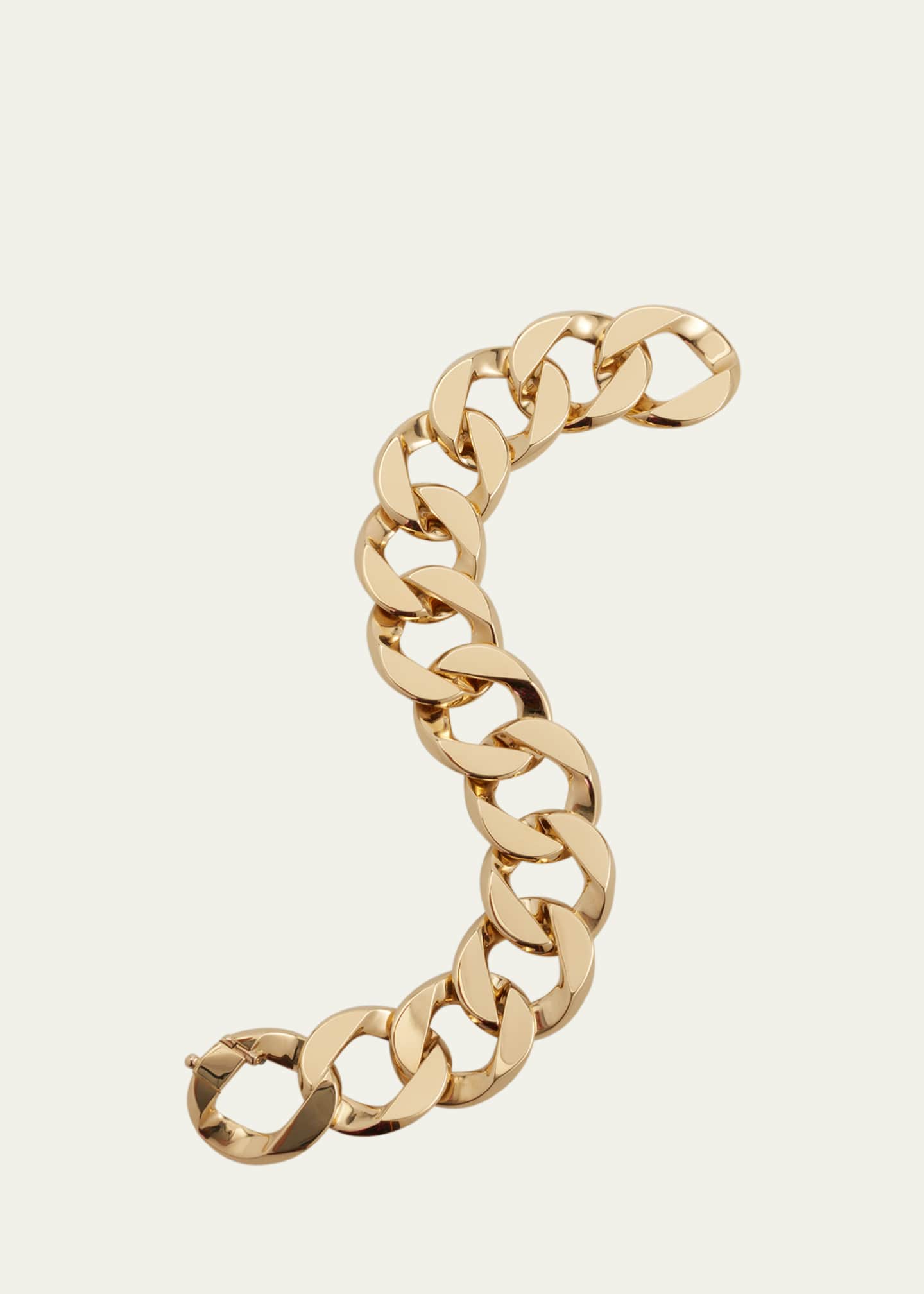 Verdura 18K Yellow Gold Curb Link Bracelet Image 3 of 4