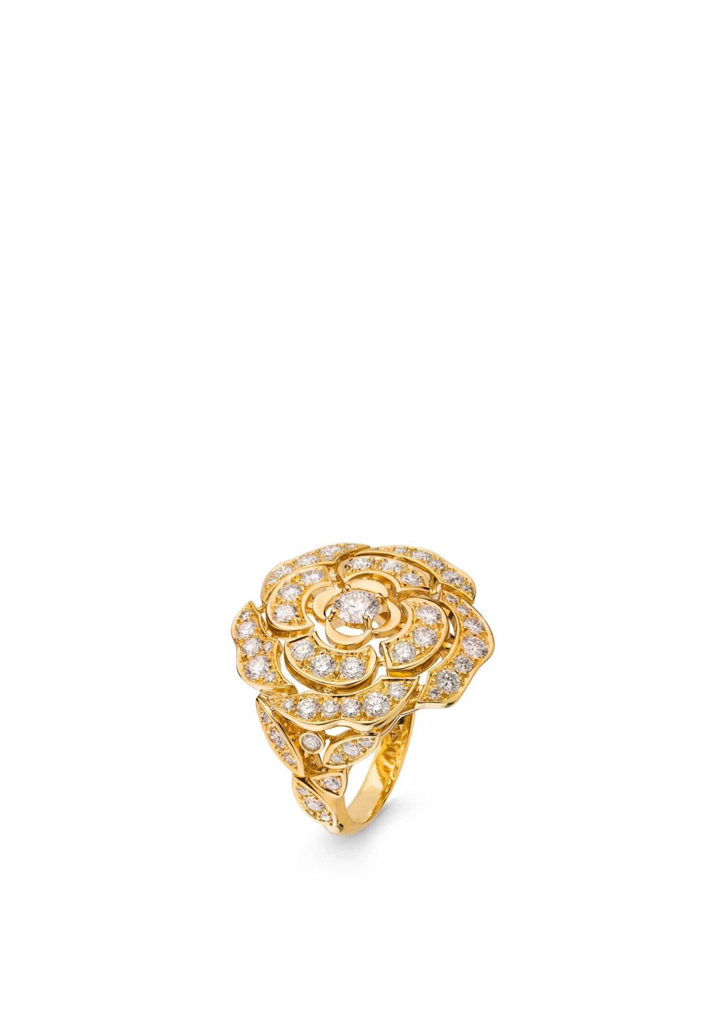 CHANEL Bouton de Camélia Ring Image 1 of 2