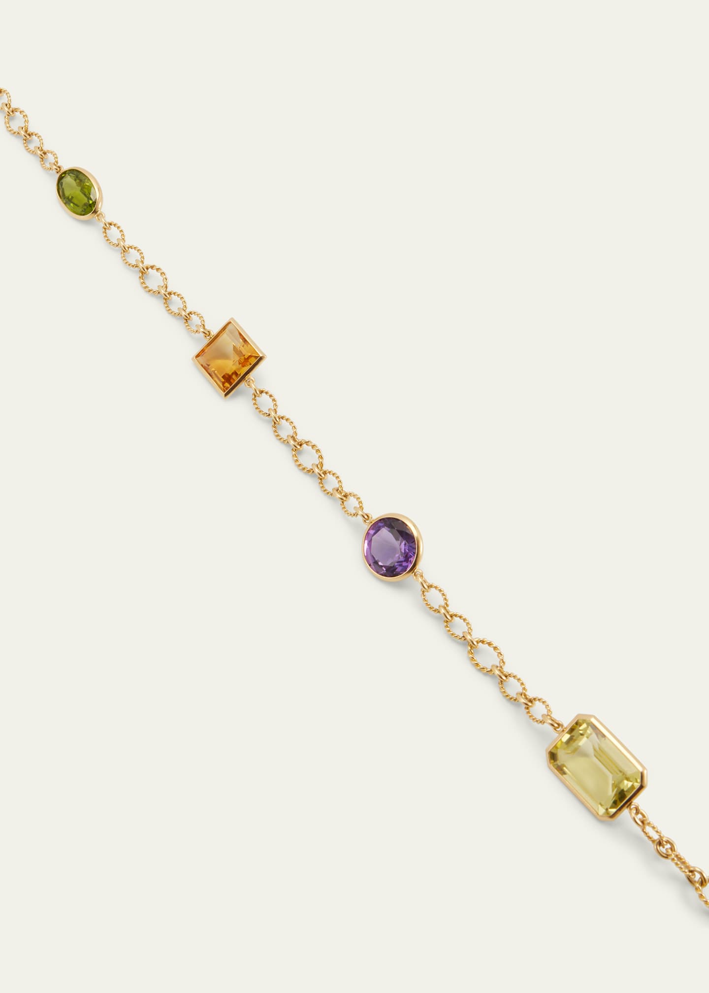 Verdura 18K Yellow Gold Confetti Necklace Image 2 of 3