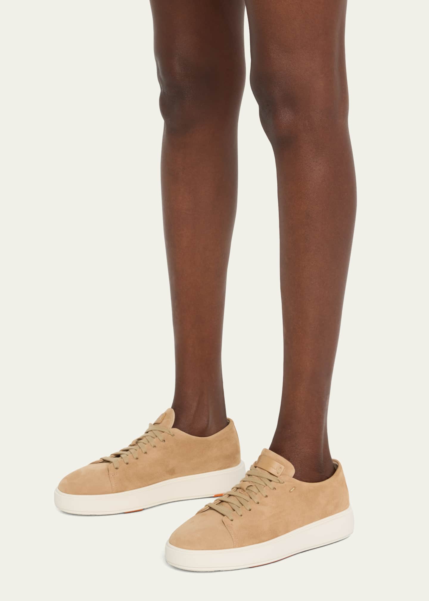 Santoni suede sneakers new arrivals
