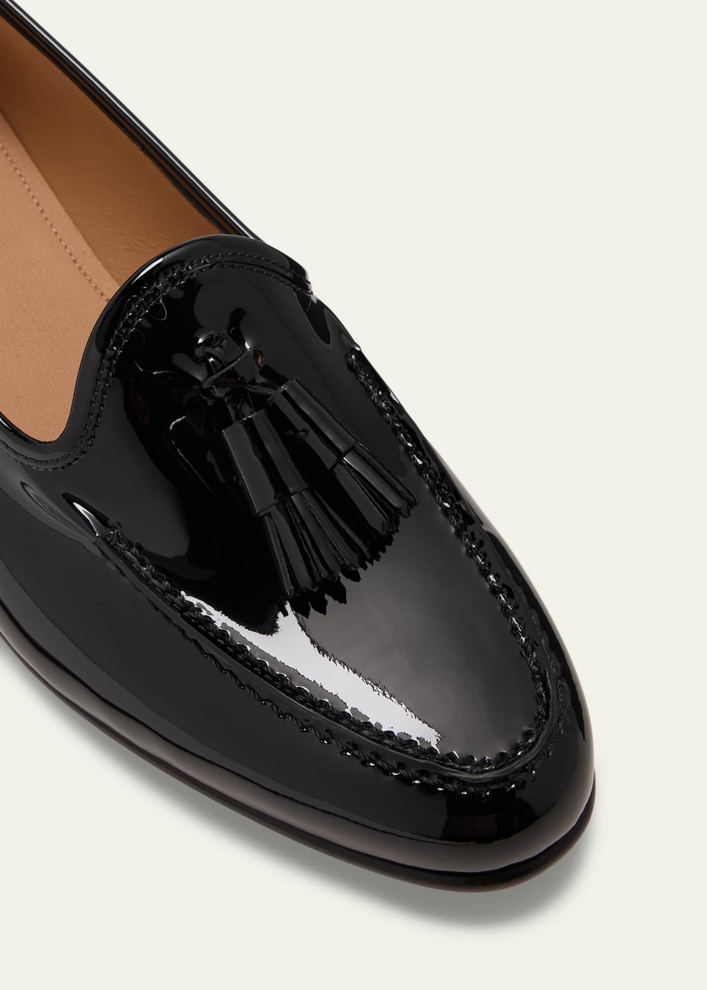 Santoni tassel loafers clearance