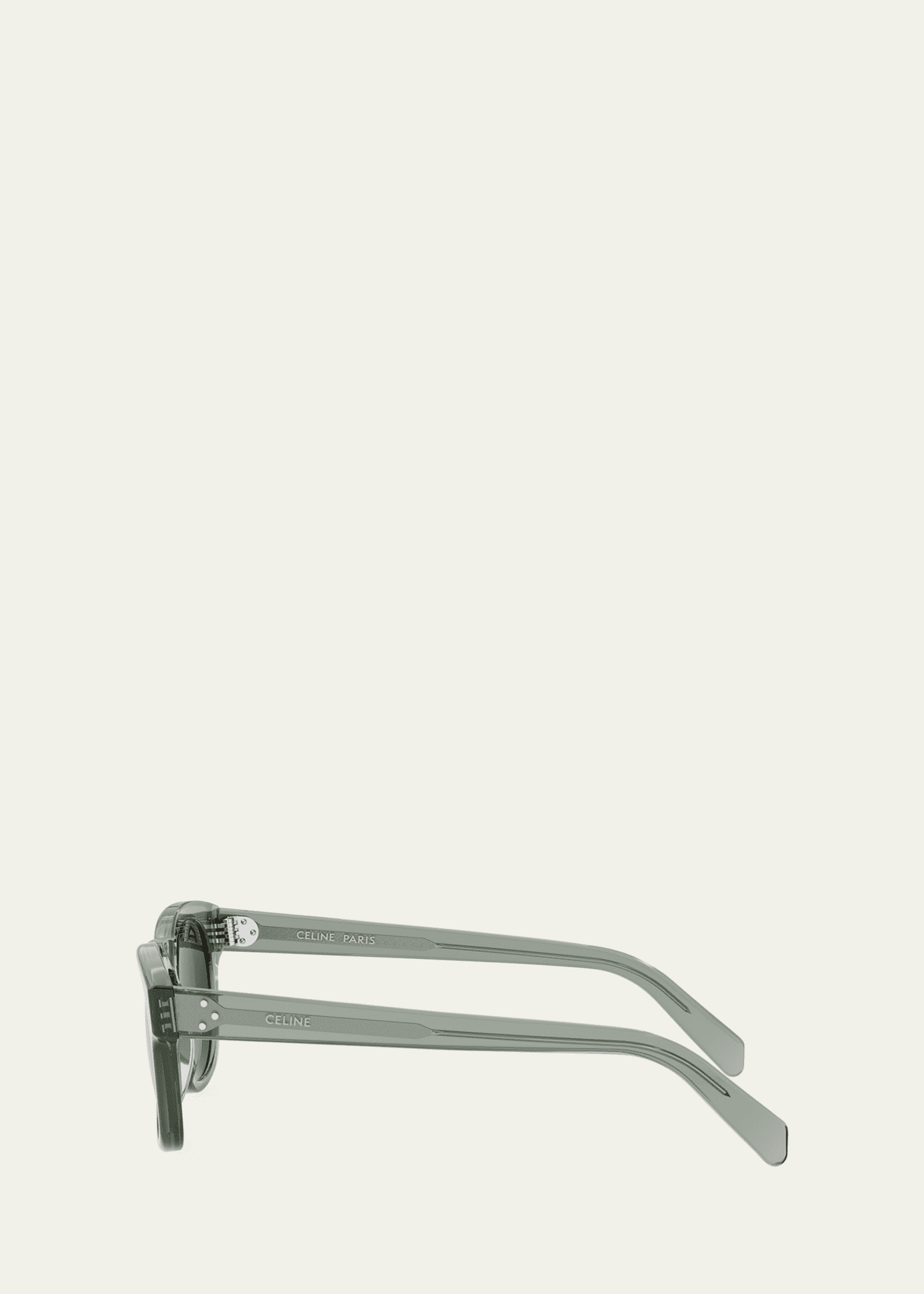 Celine Men's Acetate Round Sunglasses Image 3 of 5