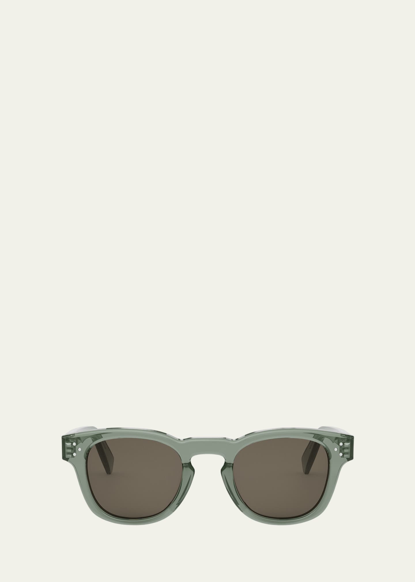 Celine Men's Acetate Round Sunglasses Image 1 of 5