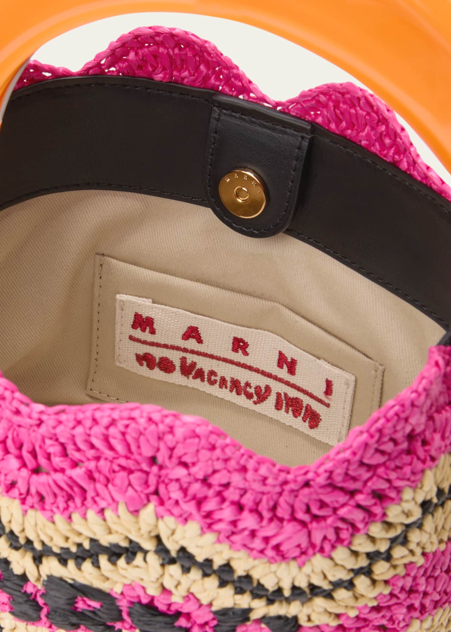 Marni x No Vacancy Inn Venice Crochet Bucket Bag