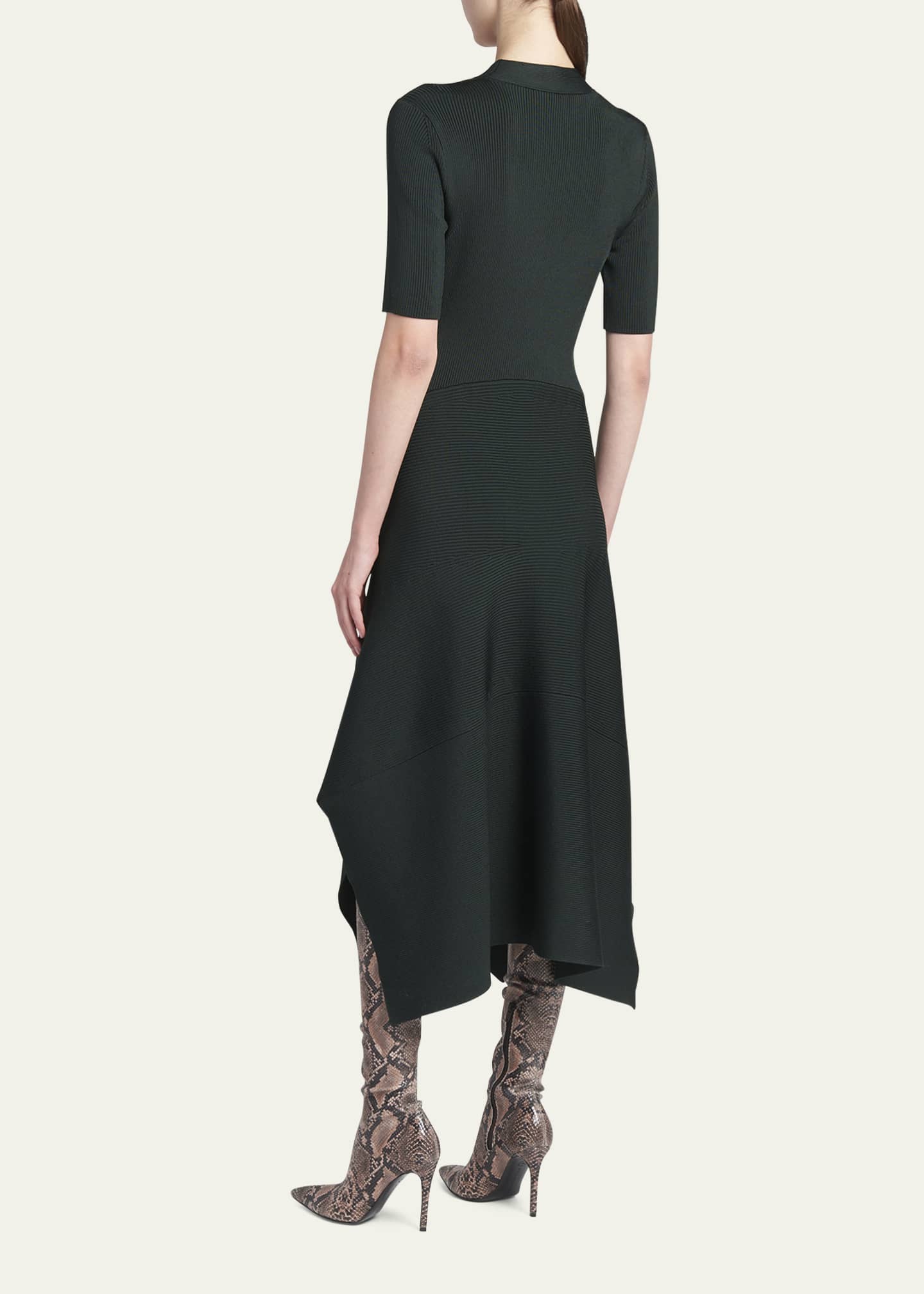 Topshop rib knit top midi dress