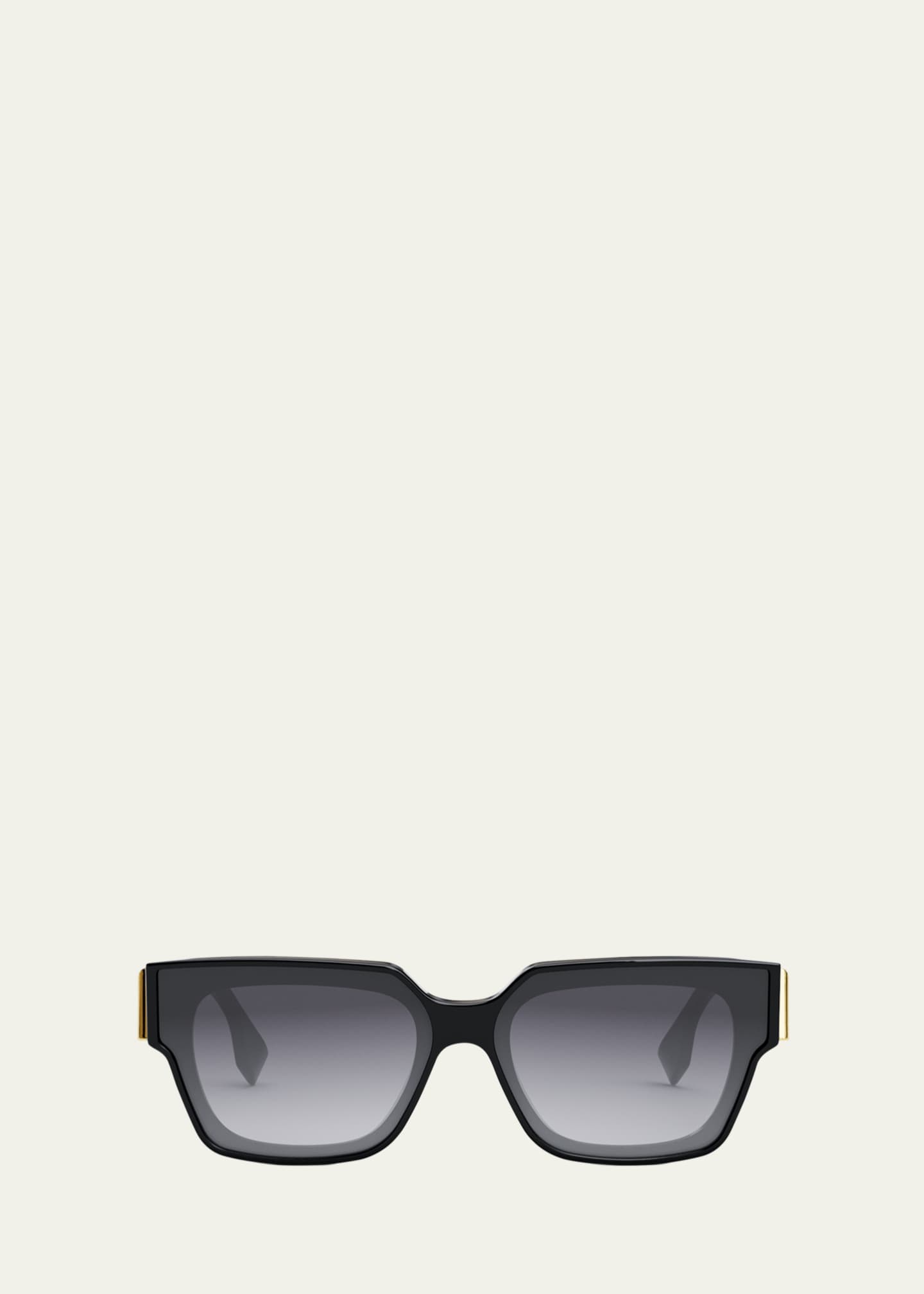 Fendi Oversized F Square Acetate Sunglasses