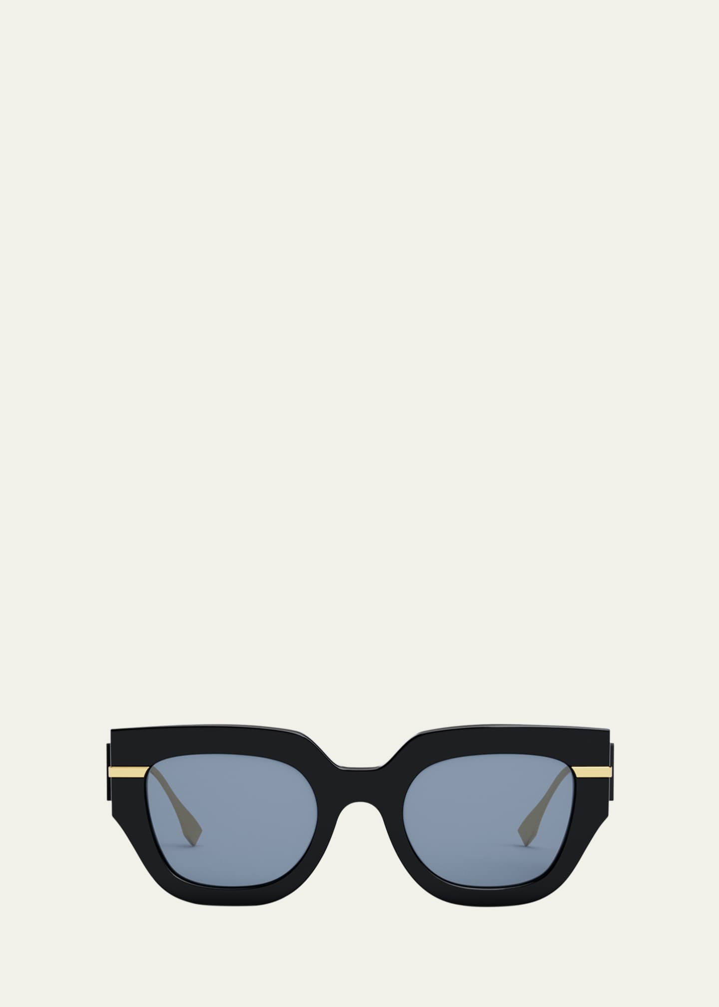 Fendi Logo Acetate & Metal CatEye Sunglasses Bergdorf Goodman