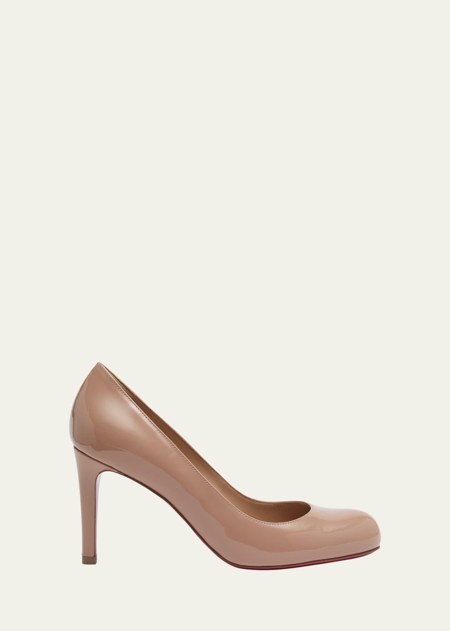 Christian Louboutin Pumppie Patent Red Sole Pumps