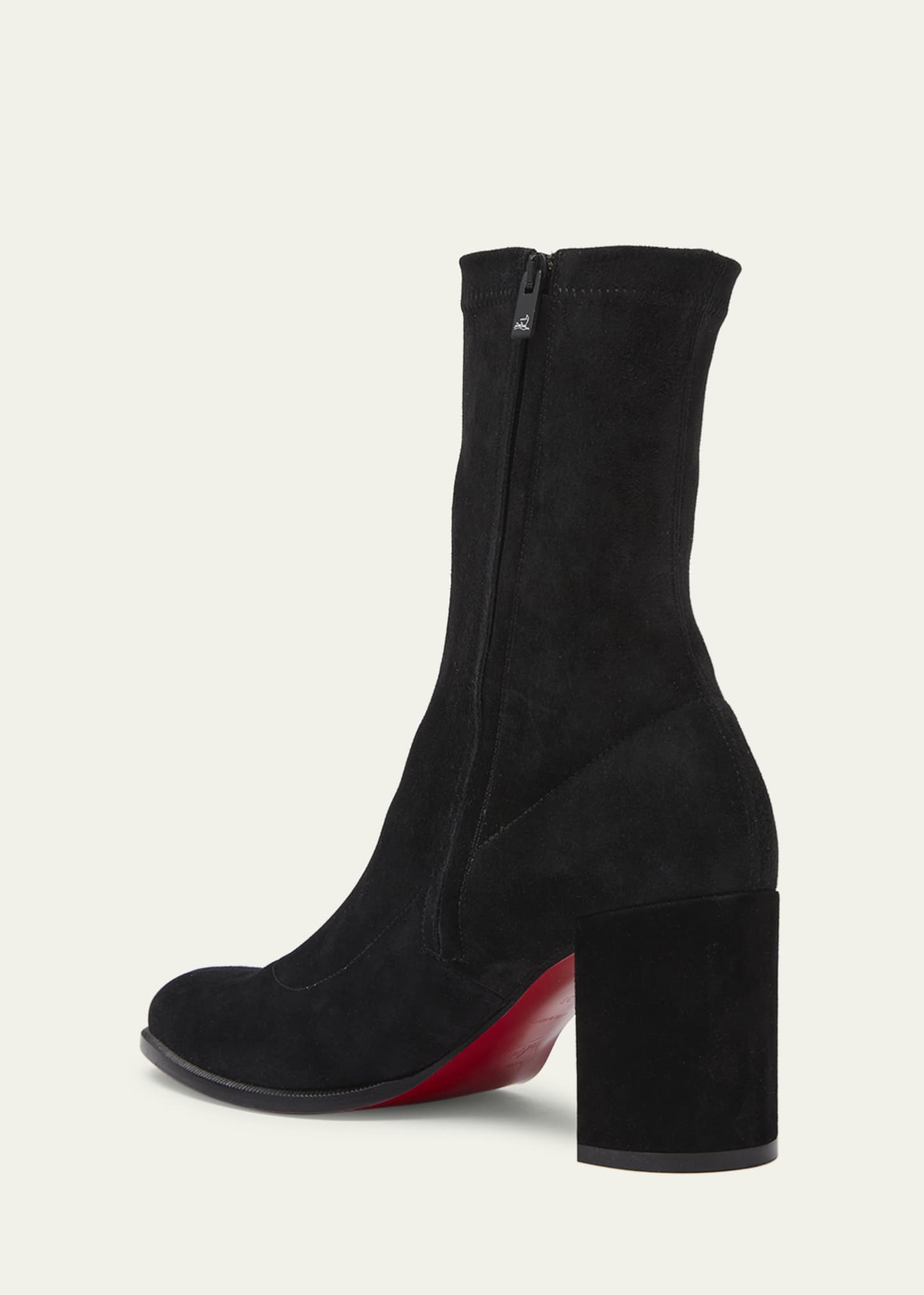 Red suede louboutin sales