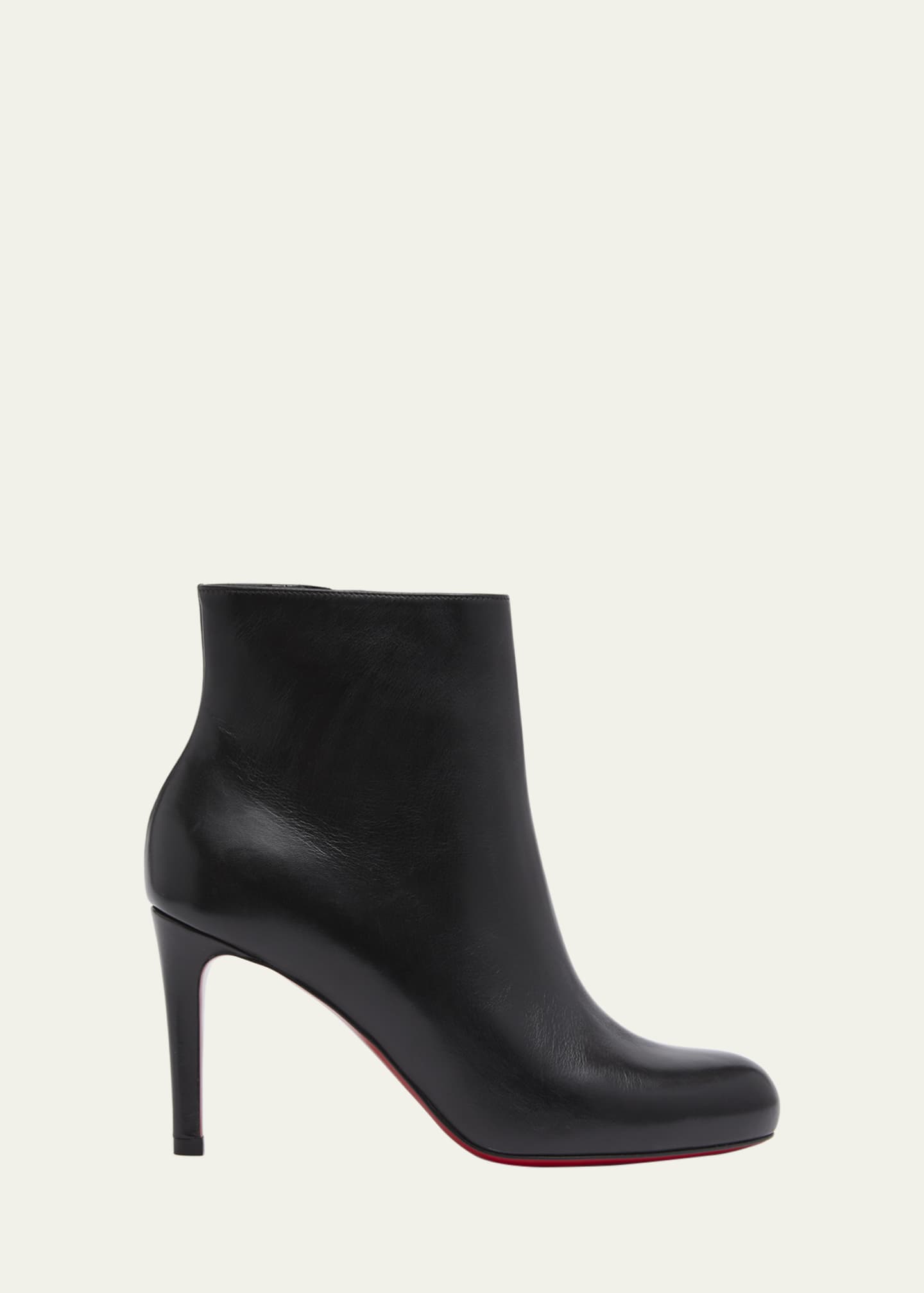 Christian Louboutin Pumppie Red Sole Leather Ankle Boots - Bergdorf Goodman