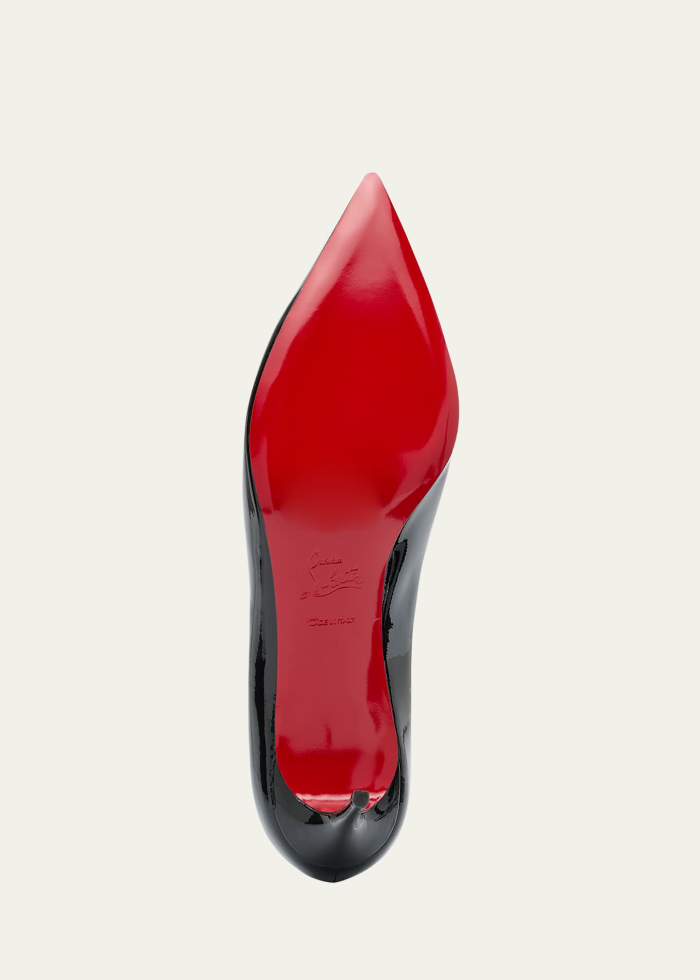 Christian Louboutin Hot Chick Patent Red Sole Pumps Image 6 of 7