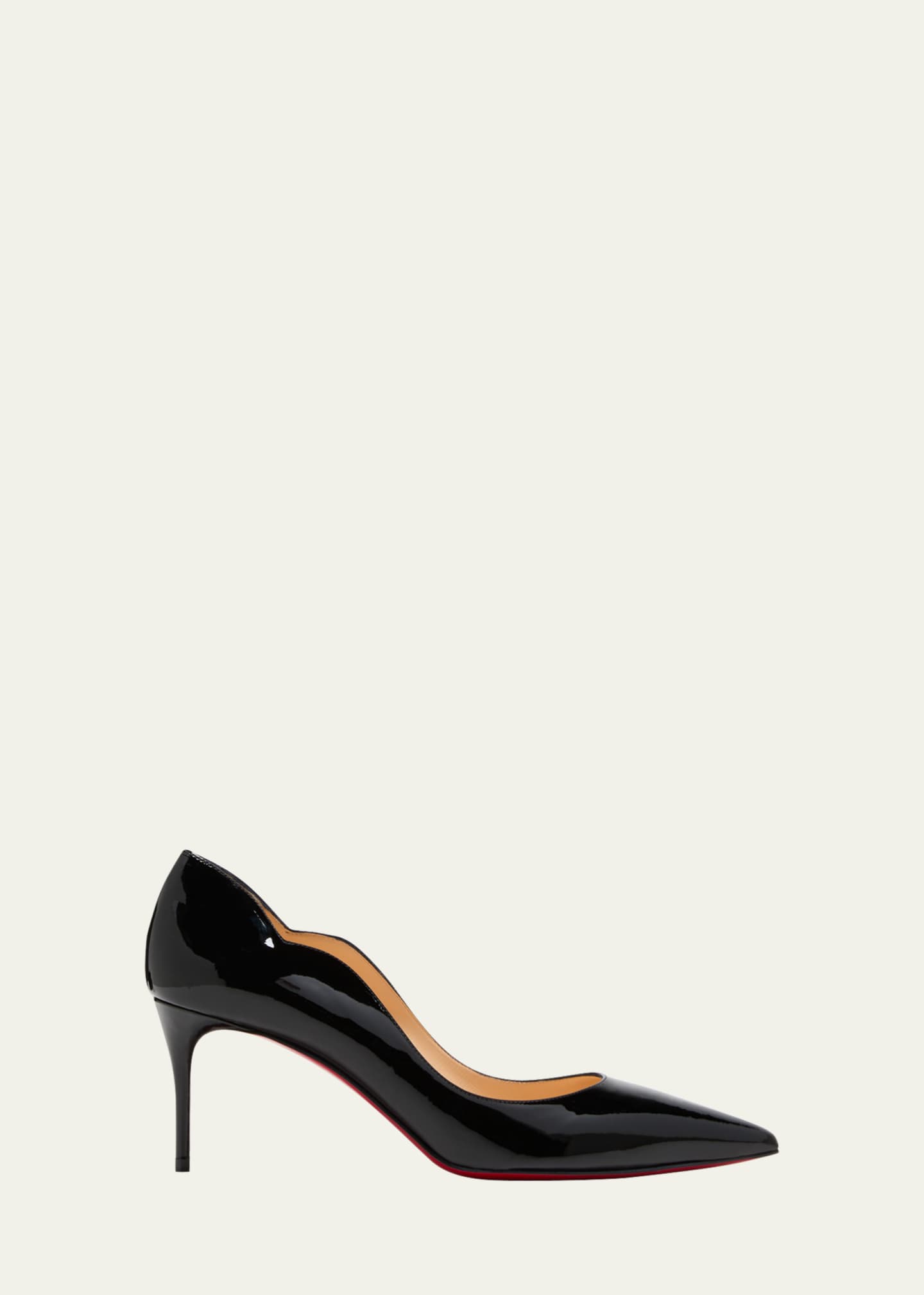 Christian Louboutin Hot Chick Patent Red Sole Pumps Image 1 of 7