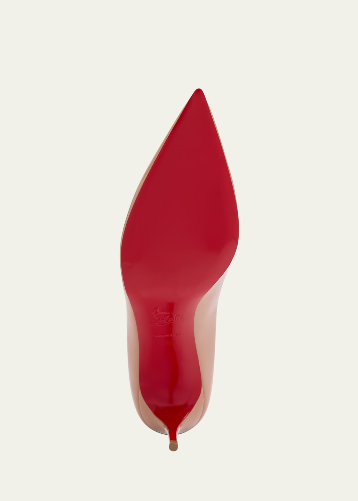Christian Louboutin Hot Chick Patent Red Sole Pumps Image 6 of 7