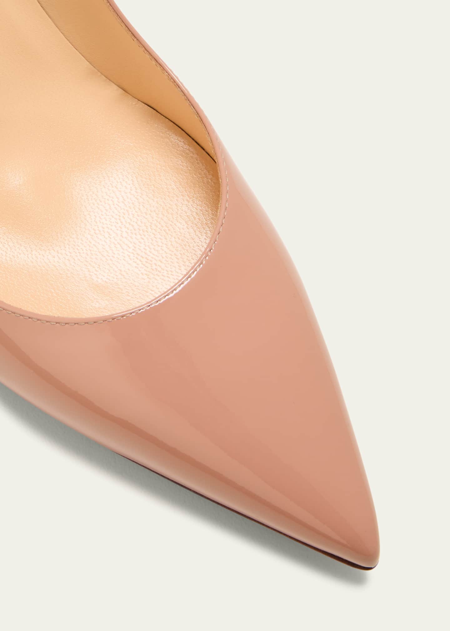 Christian Louboutin Hot Chick Patent Red Sole Pumps Image 5 of 7