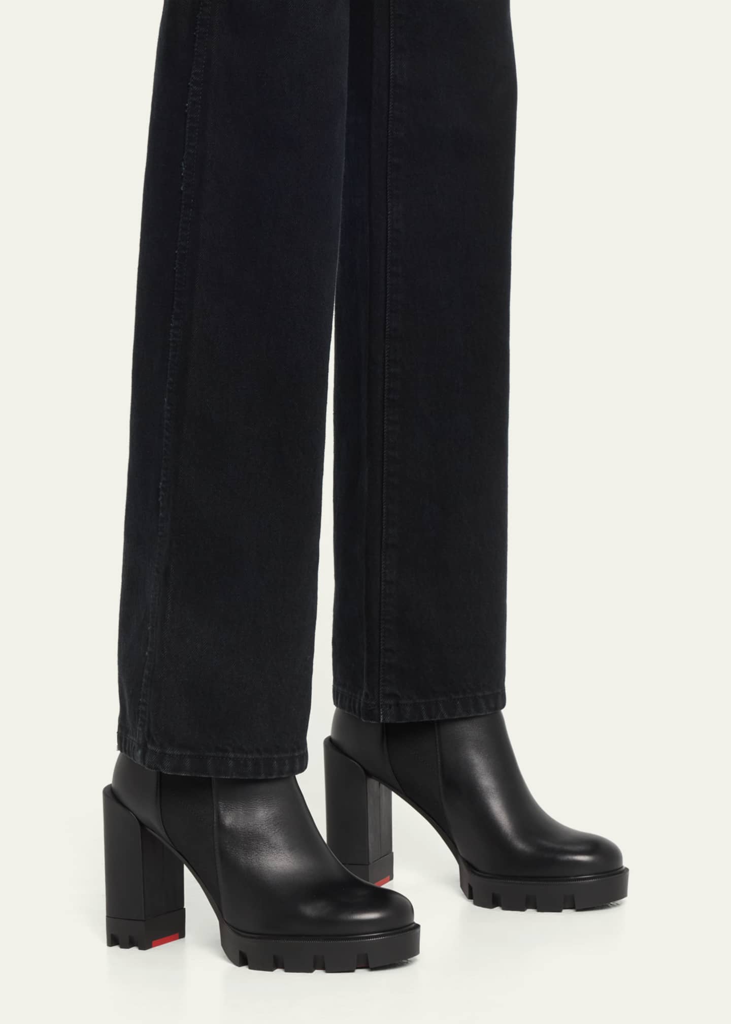 Louboutin lug sole boots clearance