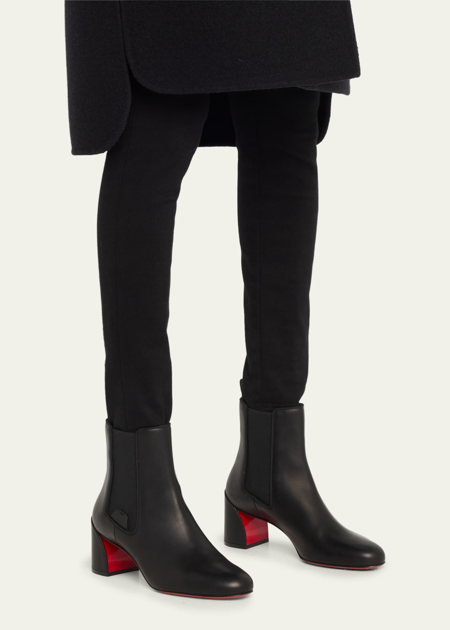 Louboutin calf boots top