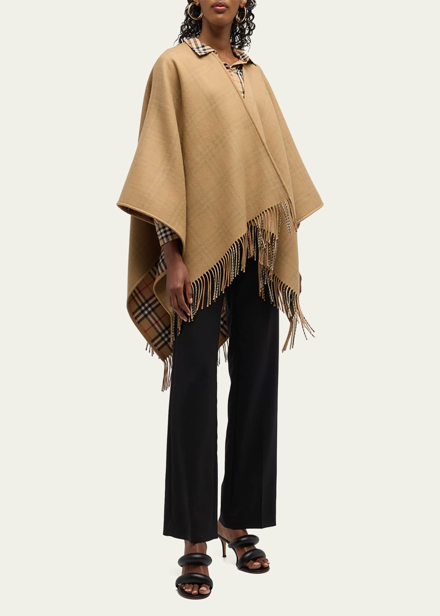 Burberry wool cape store