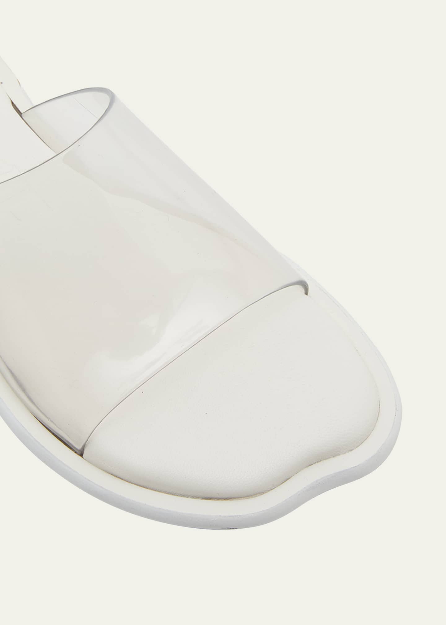 Loewe Loewe Transparent Flat Slide Sandals Bergdorf Goodman