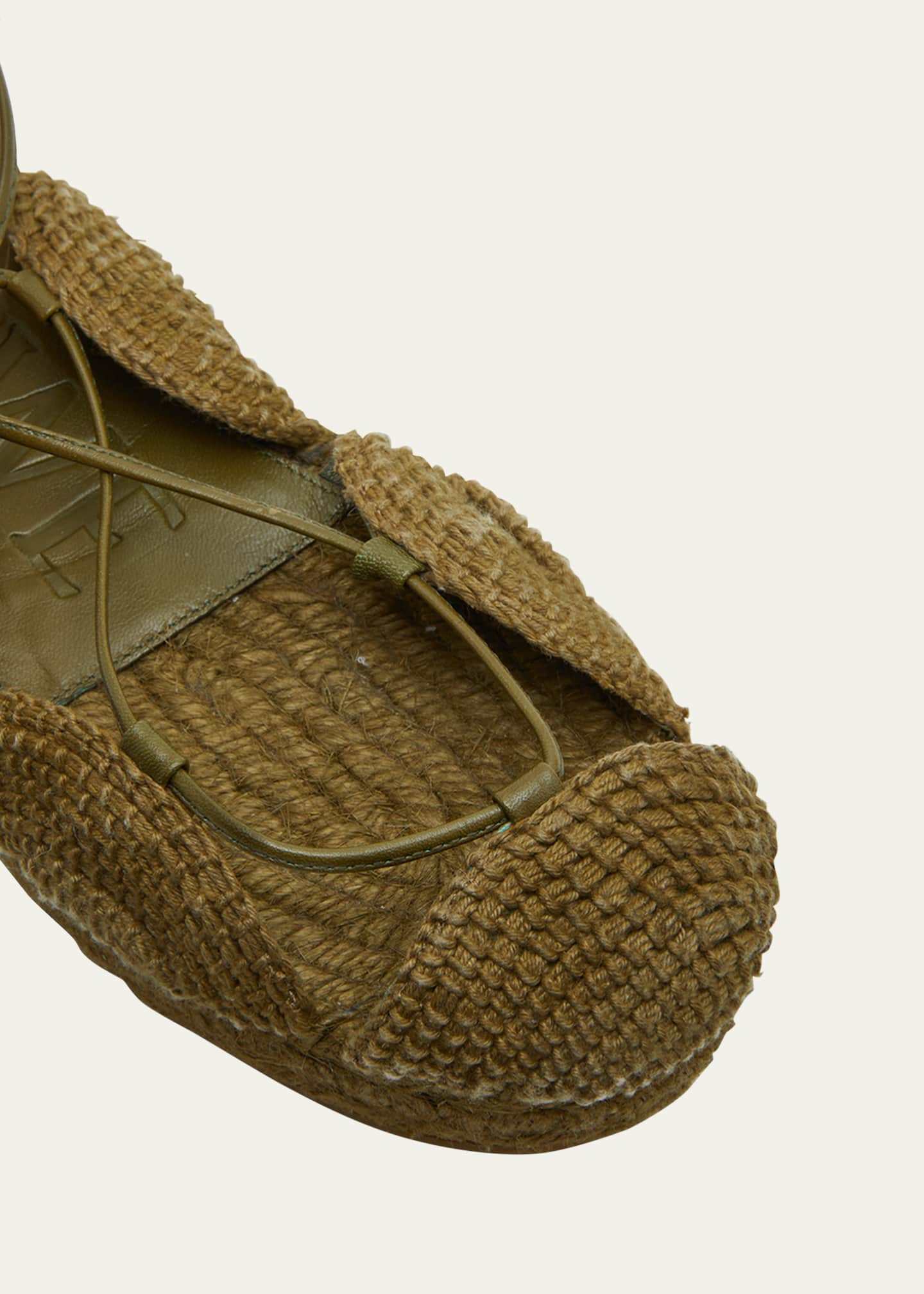 Loewe Orange Espadrilles