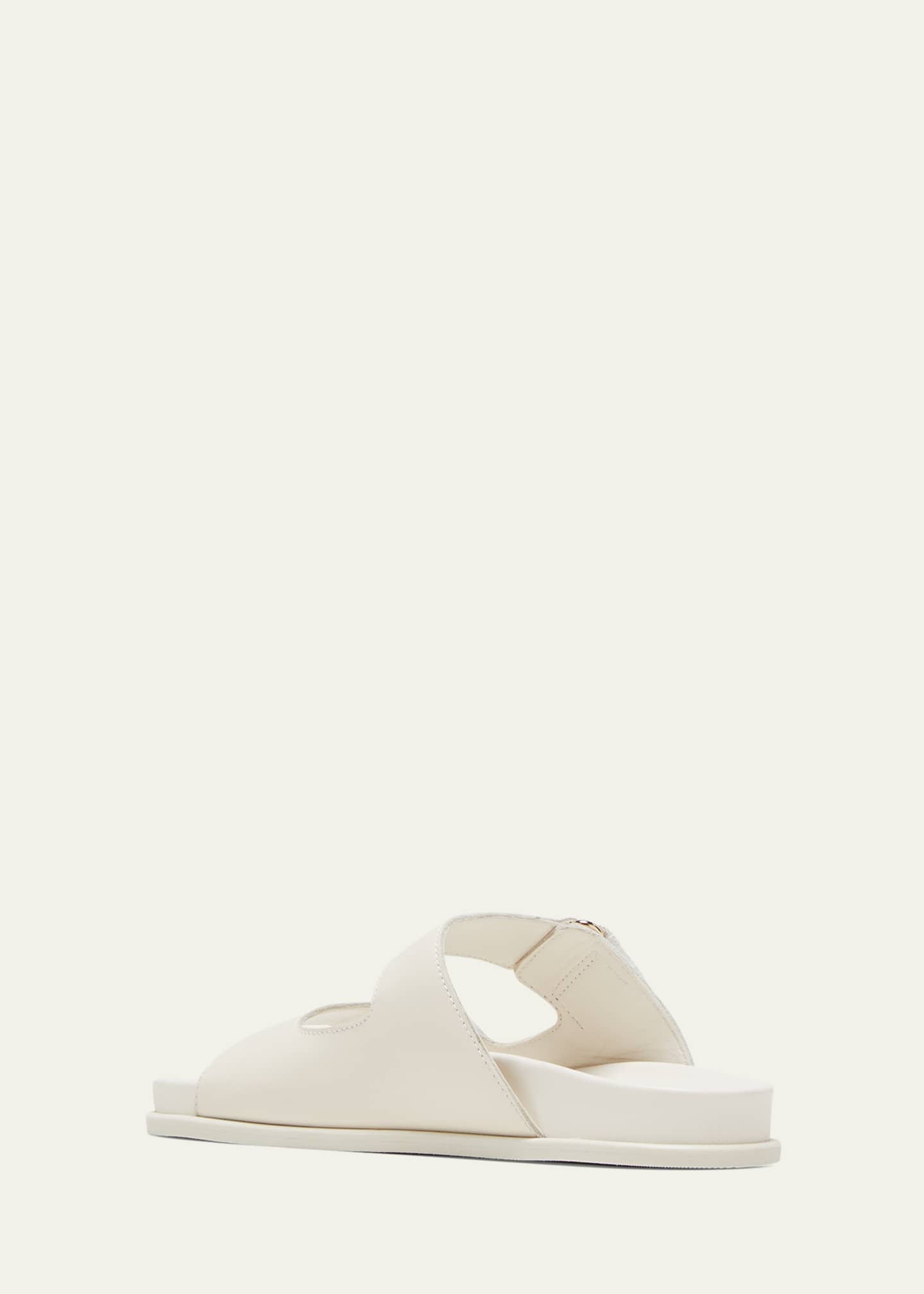 Jimmy Choo Fayence Pearly-Button Slide Sandals - Bergdorf Goodman