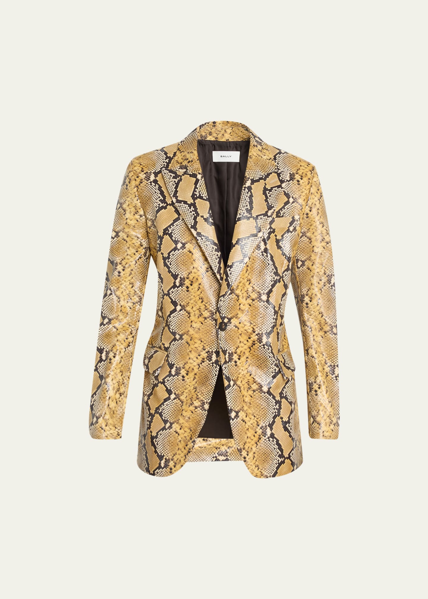 Modern Fashion Light Luxury With Gold Pu Large Snake Print