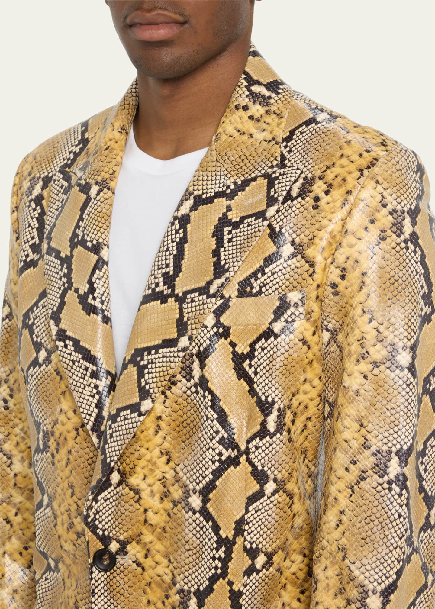 Snakeskin blazer men hot sale
