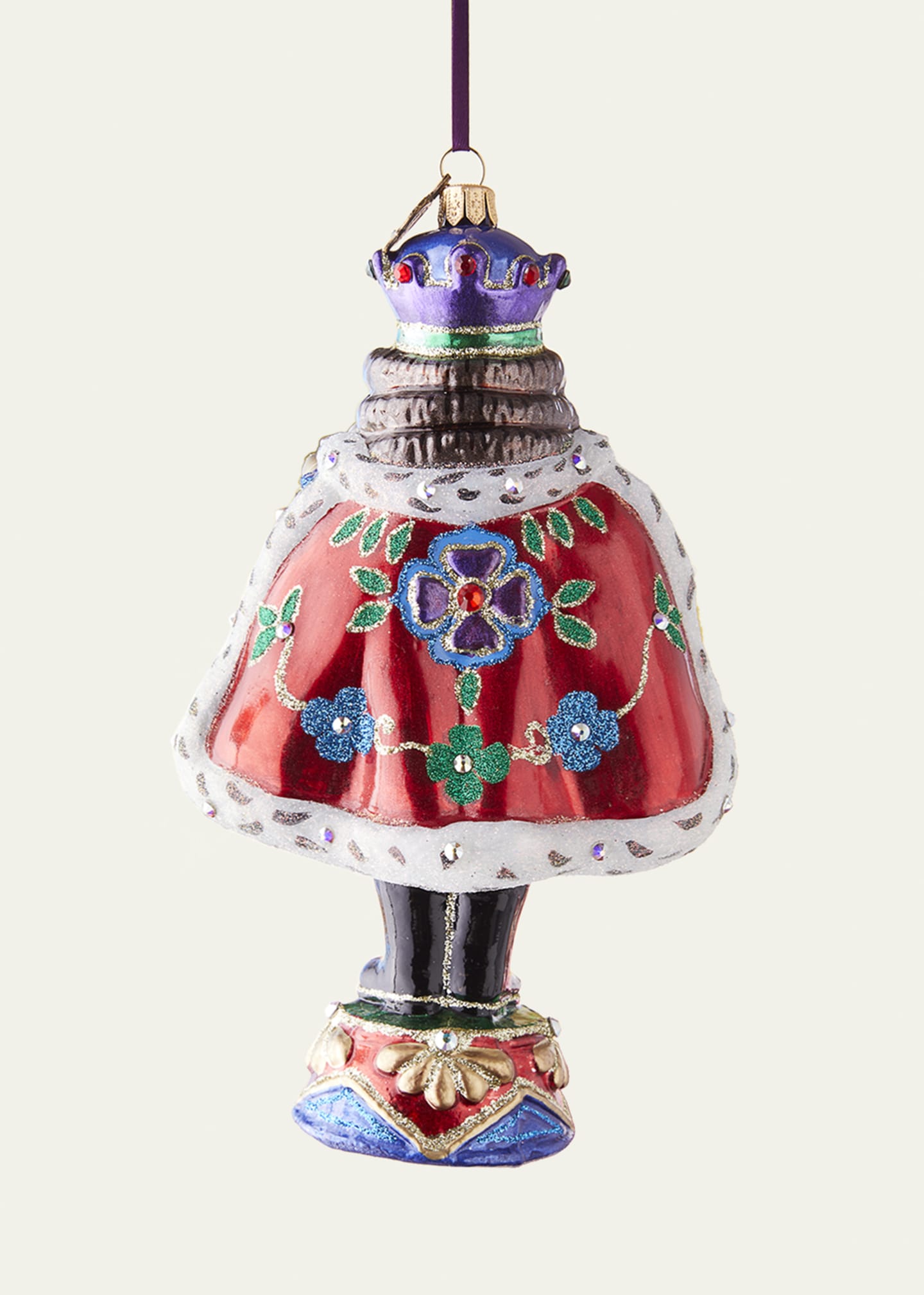 Jay Strongwater Fancy Nutcracker Christmas Ornament Image 2 of 2