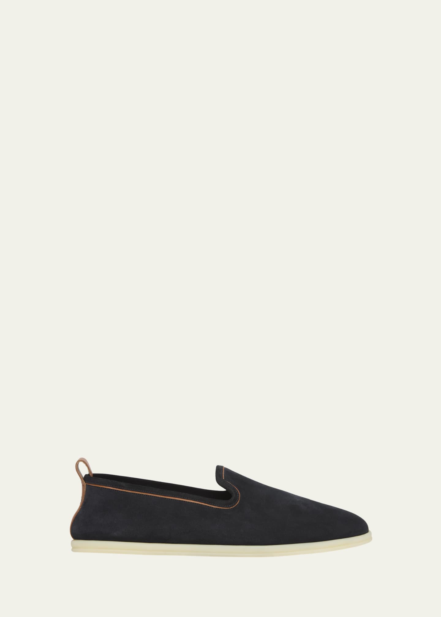 Loro Piana Men's Venice Walk Suede Loafers Image 1 of 5