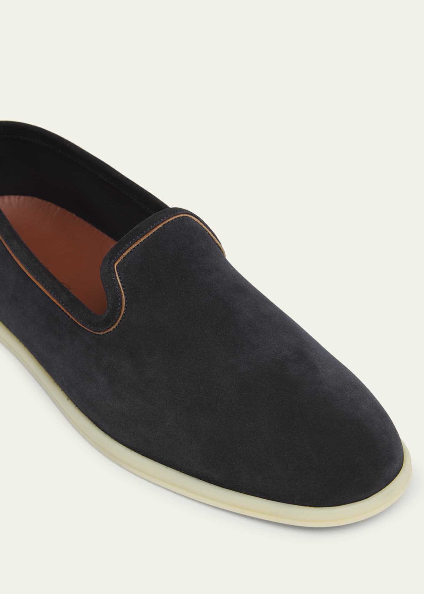 Loro Piana Men's Venice Walk Suede Loafers Image 5 of 5
