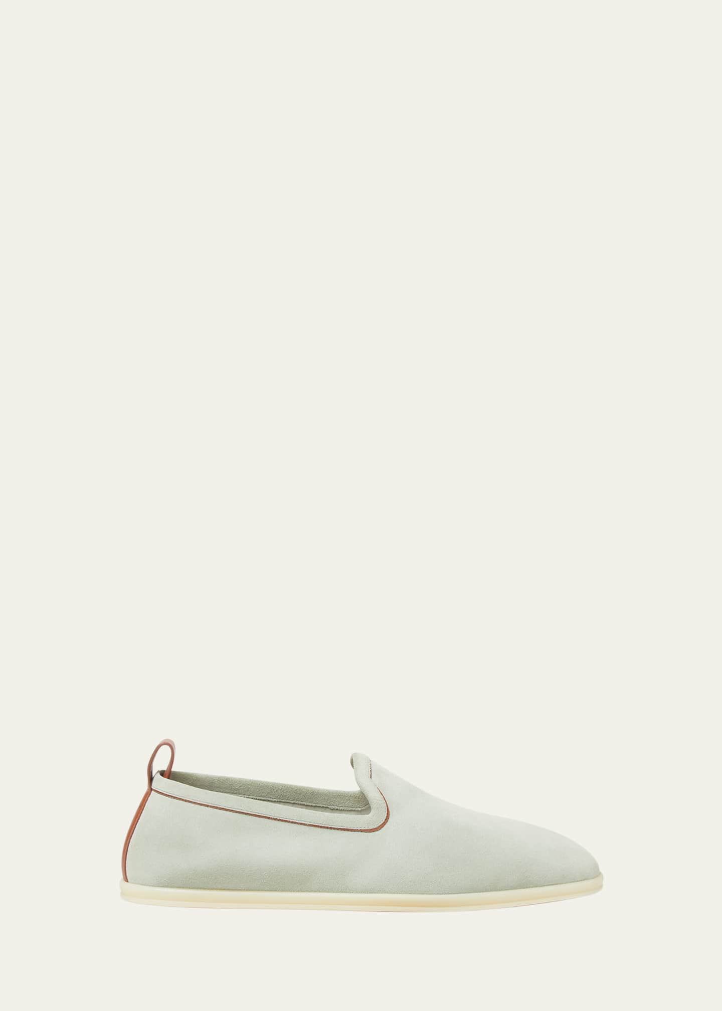 Loro Piana Men's Venice Walk Suede Loafers Image 1 of 4