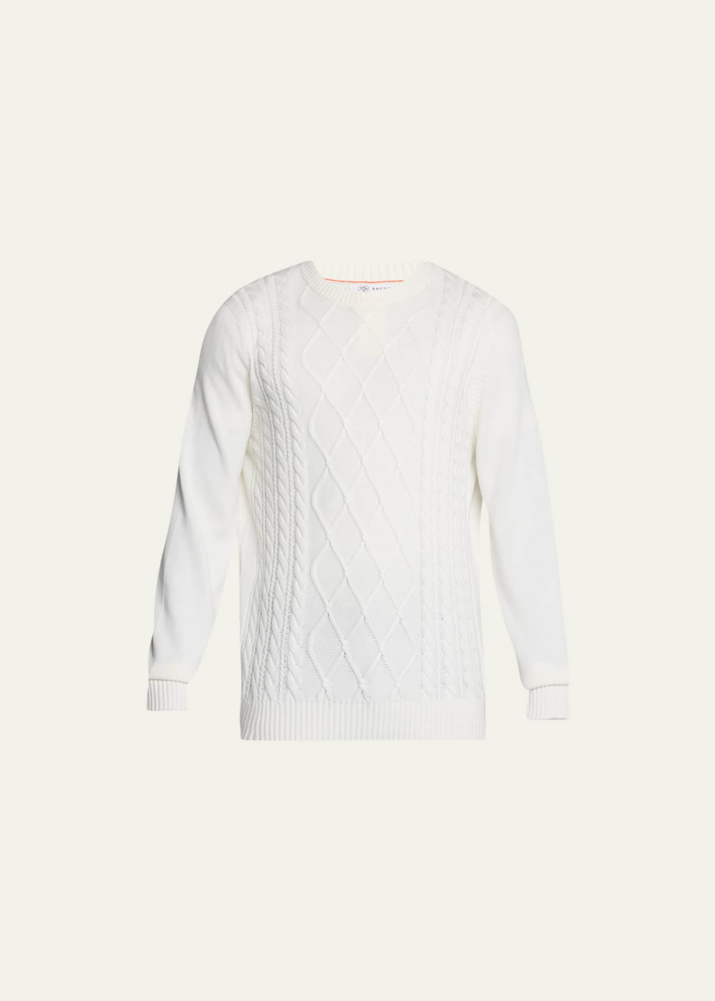 Pull Homme Brunello Cucinelli 100% Coton - Taille IT 46 (S) - Col V Rouge - Occasion Très Bon état