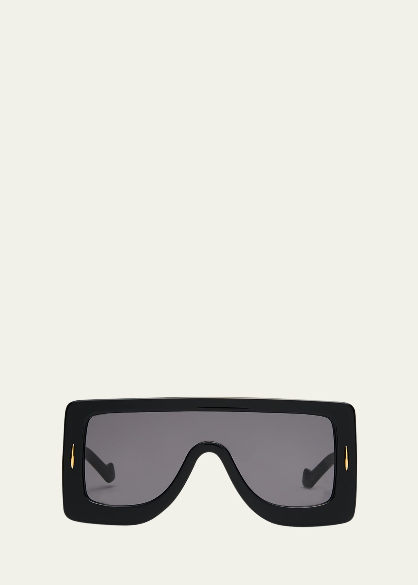 Loewe Anagram Acetate Metal Shield Sunglasses Bergdorf Goodman