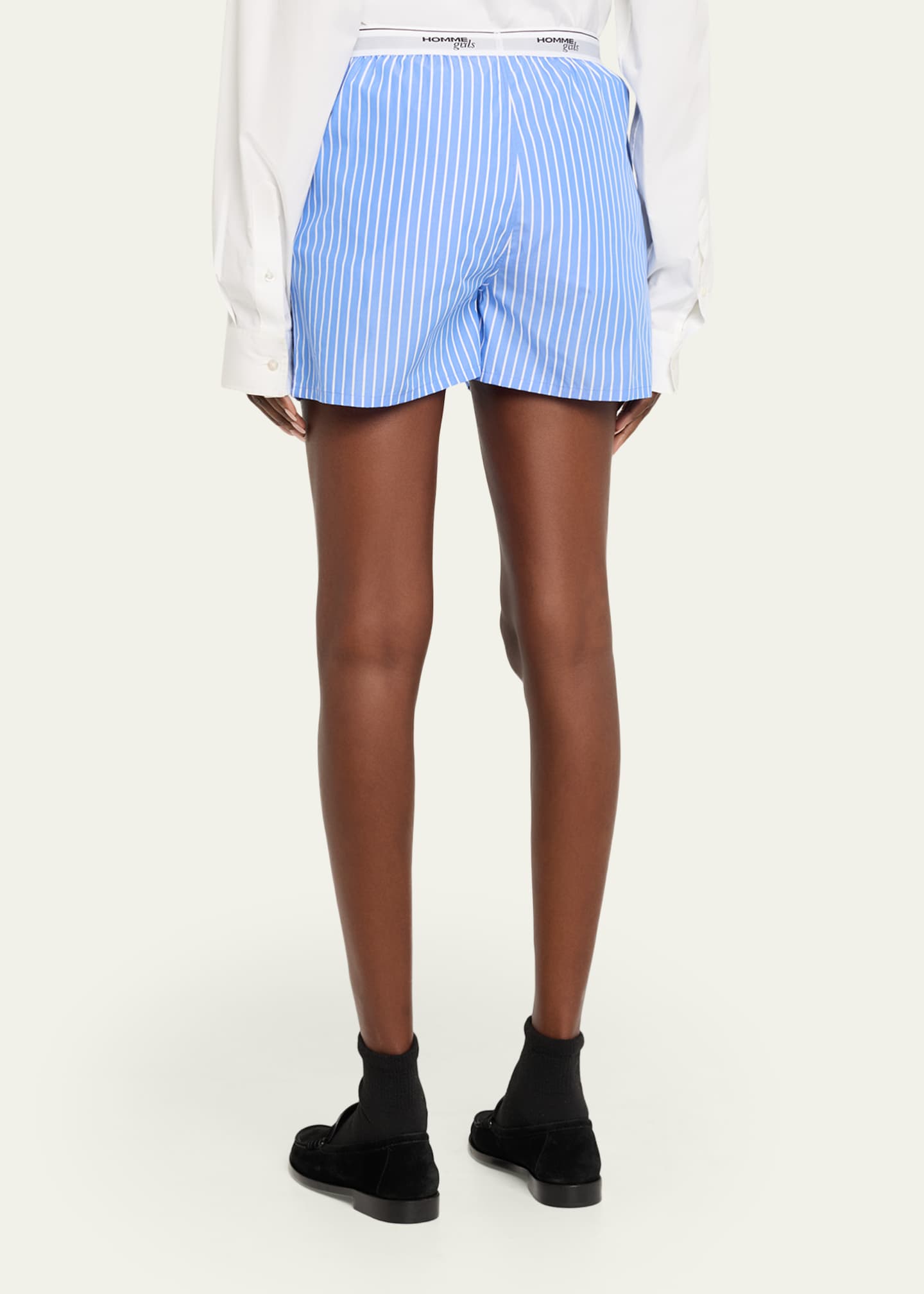 HOMMEGIRLS Classic Stripe Boxer Shorts - Bergdorf Goodman