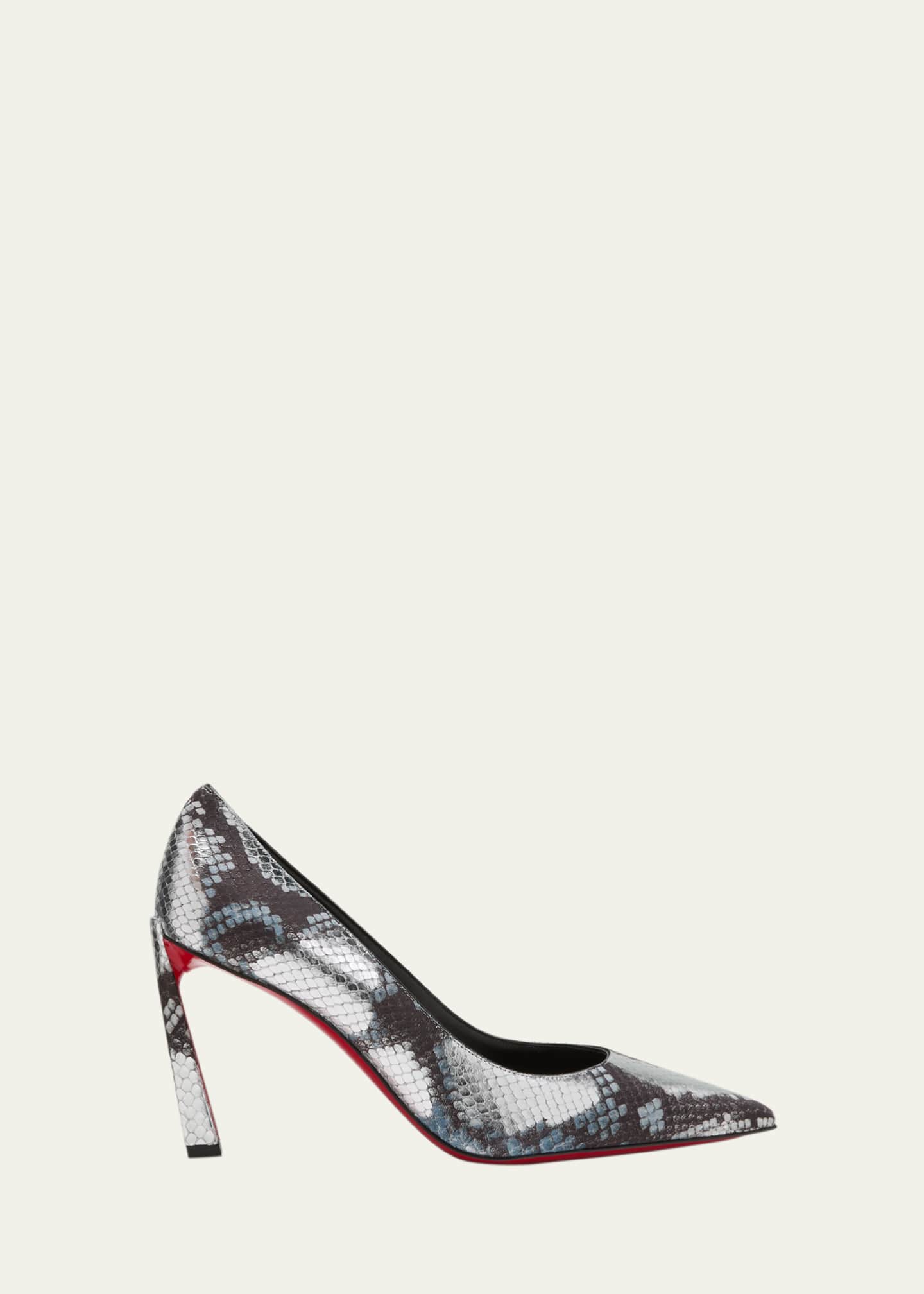 Christian louboutin snakeskin pumps 2025