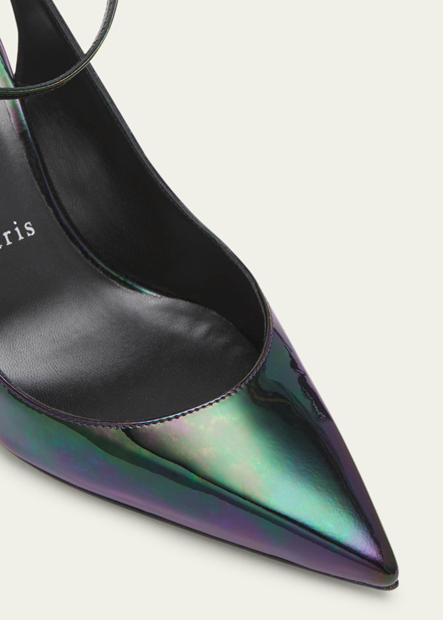 Christian Louboutin Condorage Red Sole Patent Wedge Pumps Bergdorf Goodman