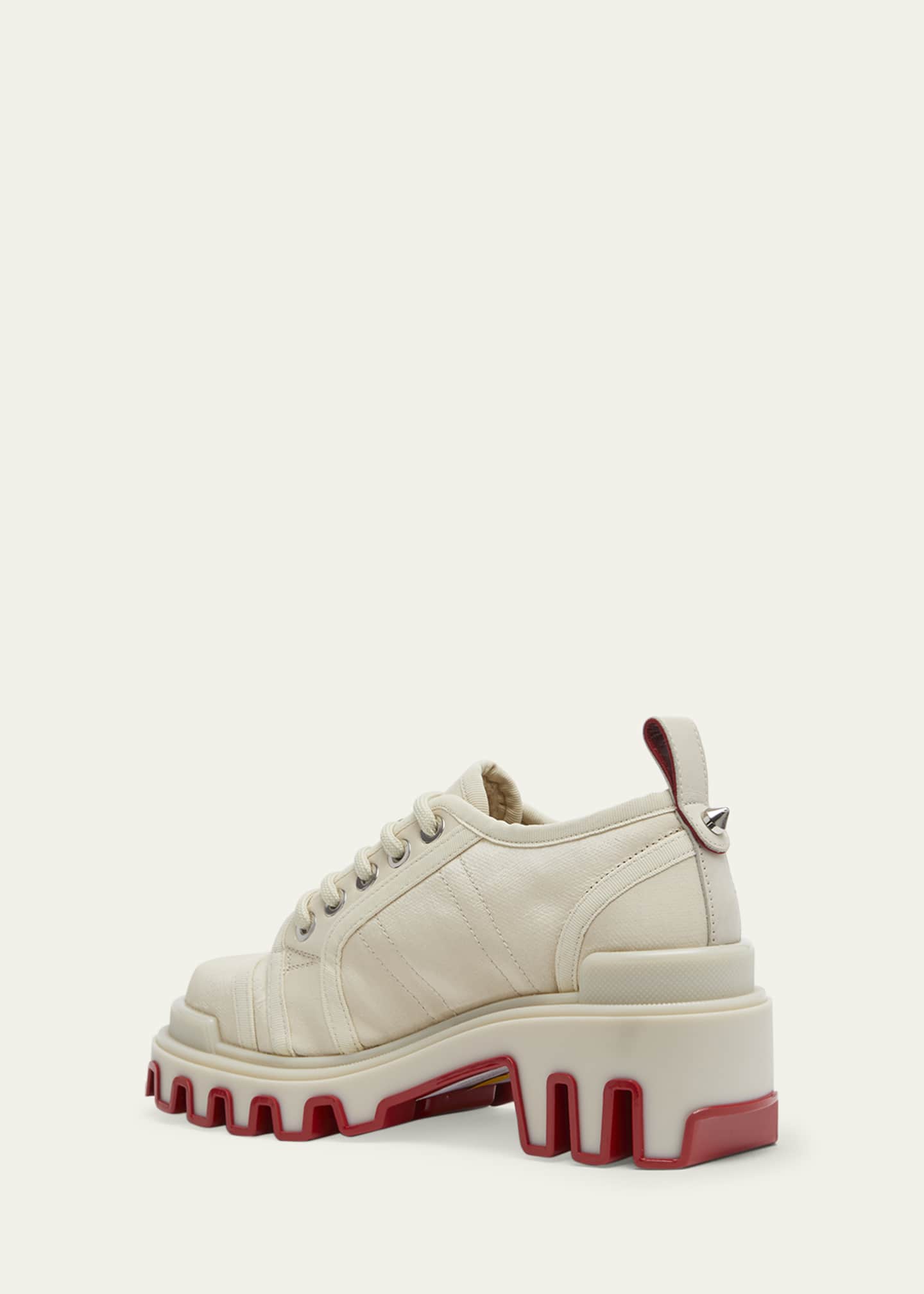 Christian Louboutin Panamic Dune Donna Red Sole Lace-Up Sneakers - Bergdorf  Goodman