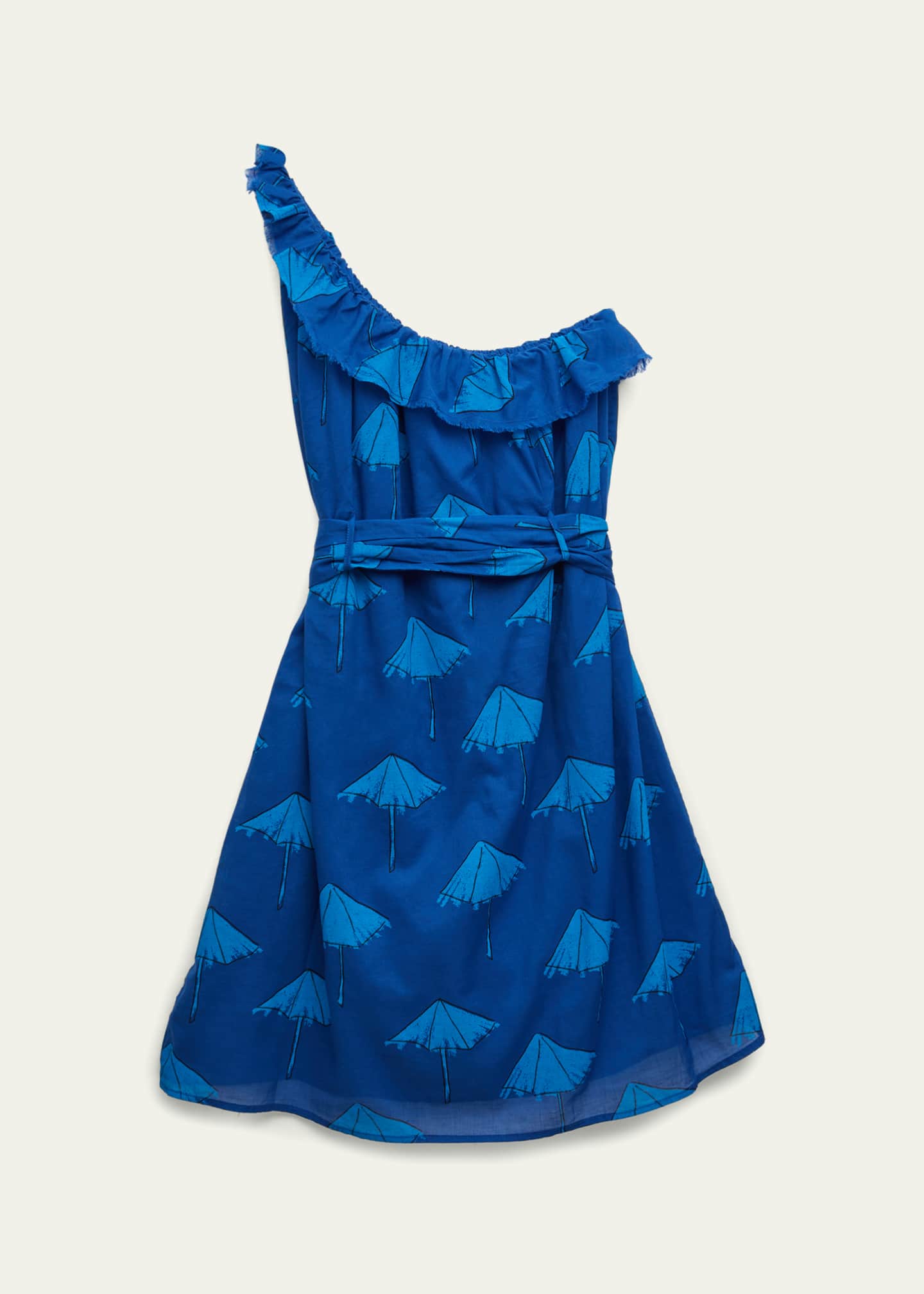 The Animals Observatory Girl's Weasel Umbrella-Print Dress, Size - Goodman