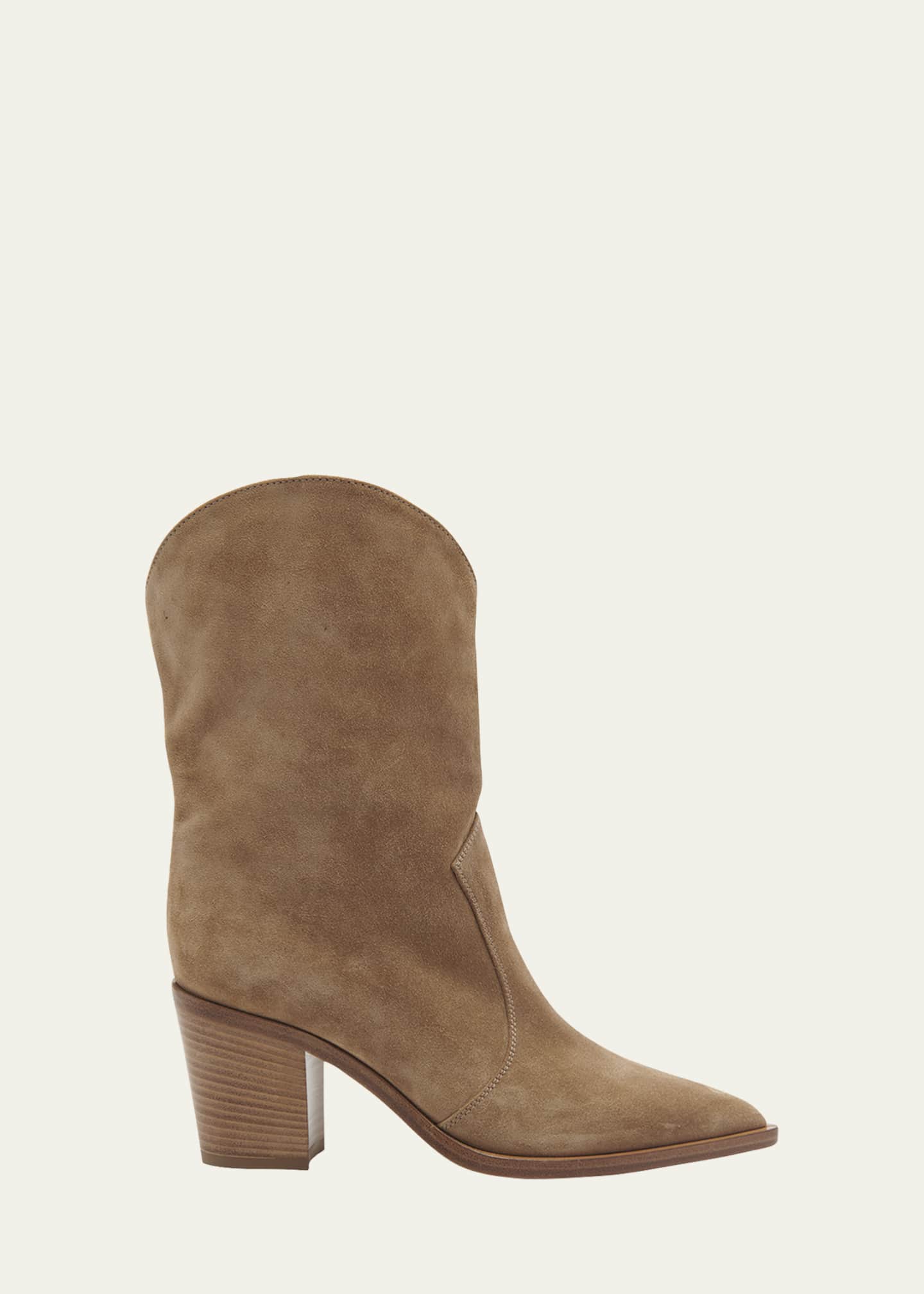 ブーツその他 GIANVITO ROSSI DENVER SUEDE TEXAN BOOTS Gianvito Rossi Denver Boots | Neiman Marcus