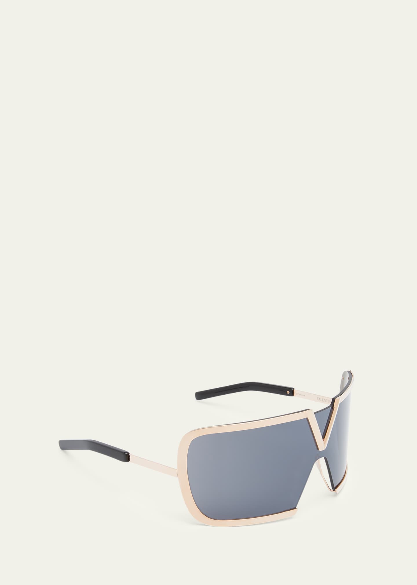 Valentino Garavani V-Romask Shield Titanium & Acetate