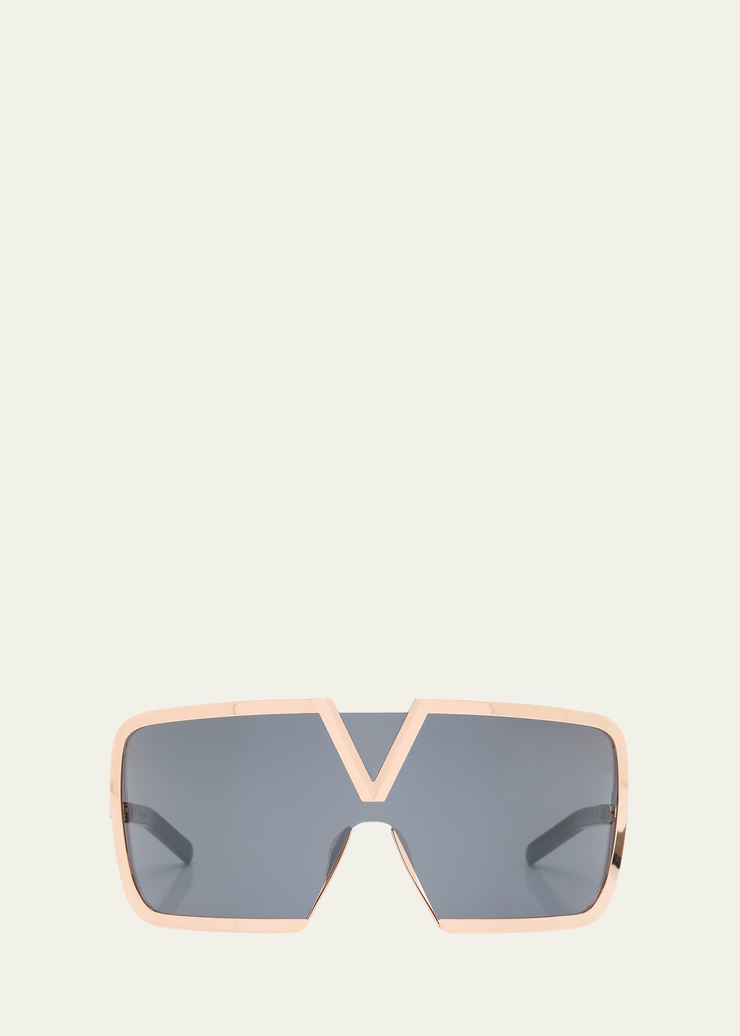 サングラス VALENTINO GARAVANI ACETATE SUNGLASSES Valentino - Acetate Cat-Eye Sunglasses with VLOGO - Black