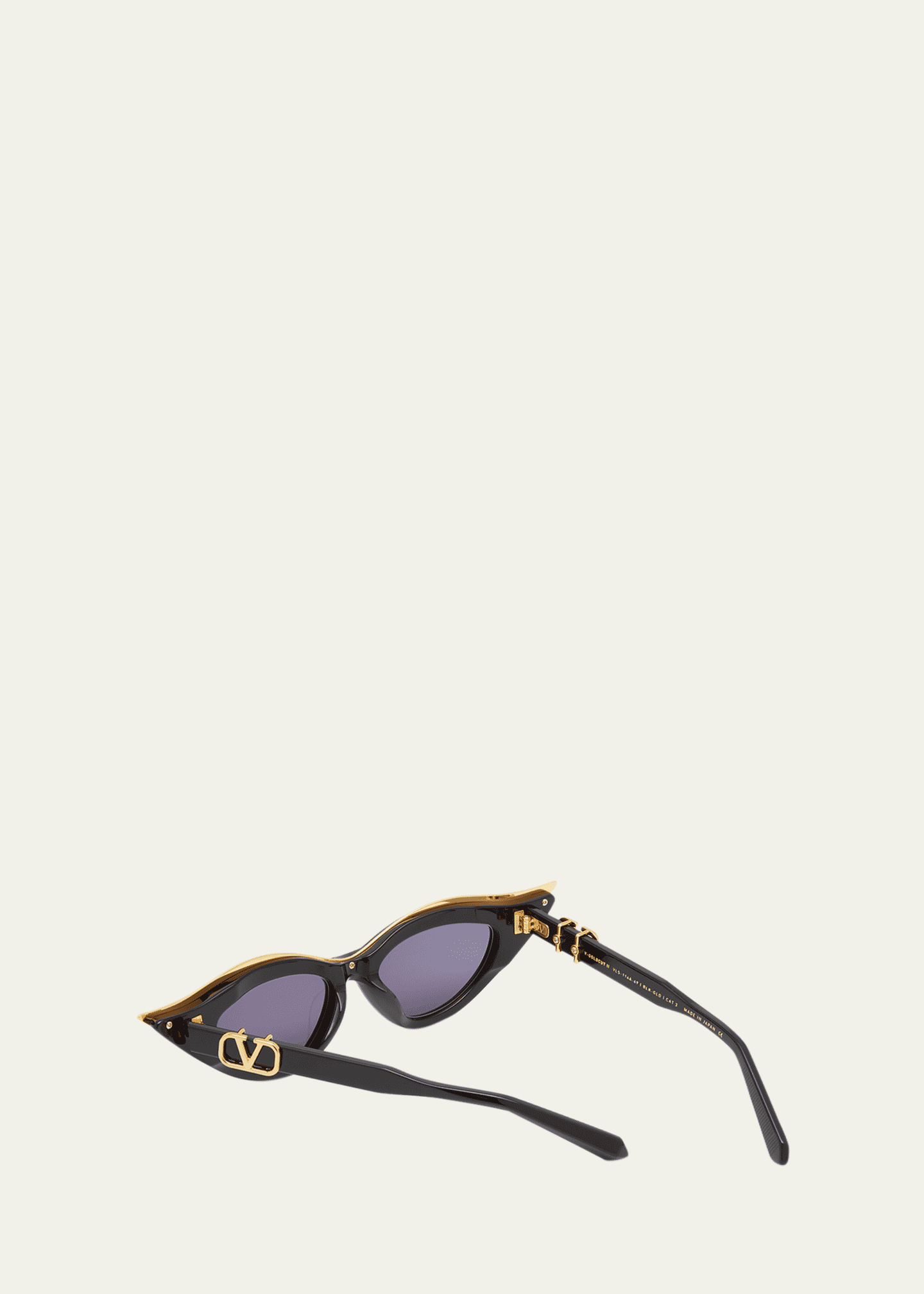Valentino Garavani V Goldcut II Acetate & Titanium Cat-Eye Sunglasses Image 3 of 5