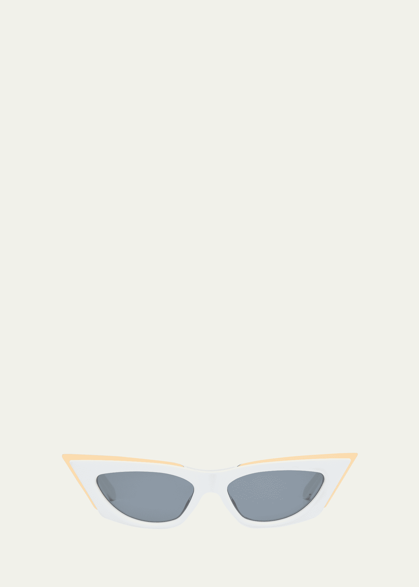 サングラス VALENTINO GARAVANI Valentino Garavani sunglasses White VALENTINO GARAVANI EYEWEAR VLogo cat-eye Sunglasses | White