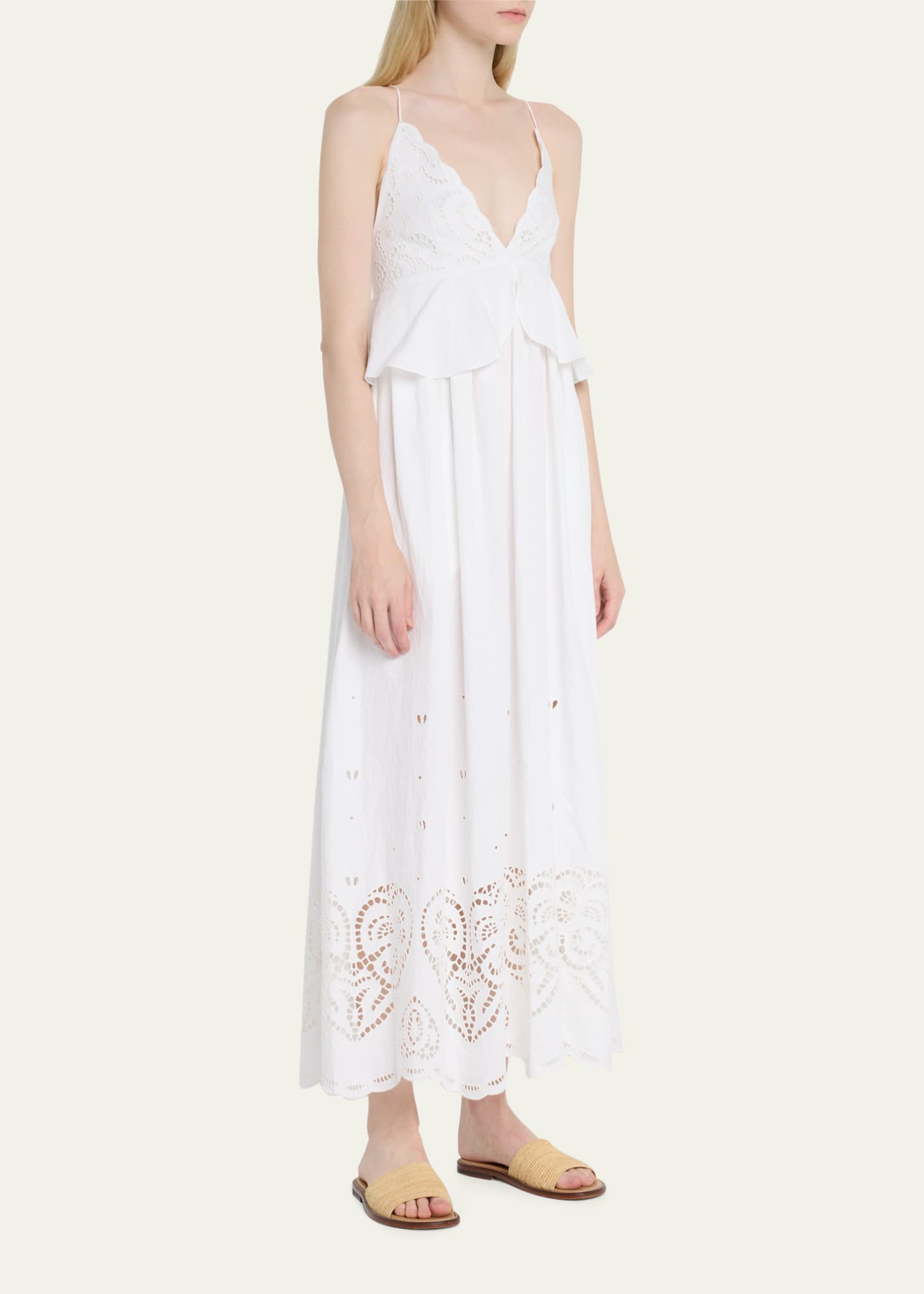White cami dress midi hotsell