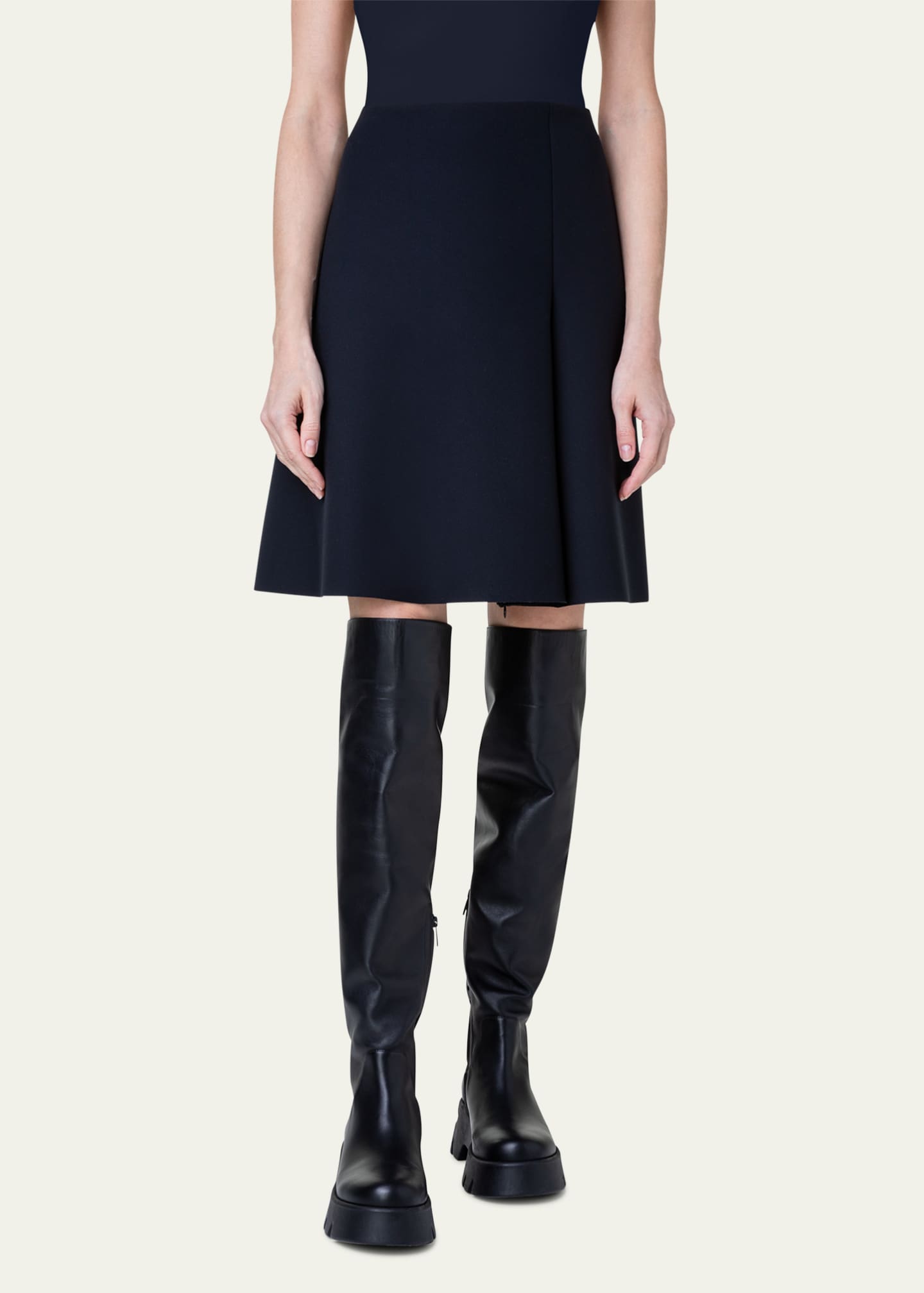 Asymmetrical neoprene sales skirt