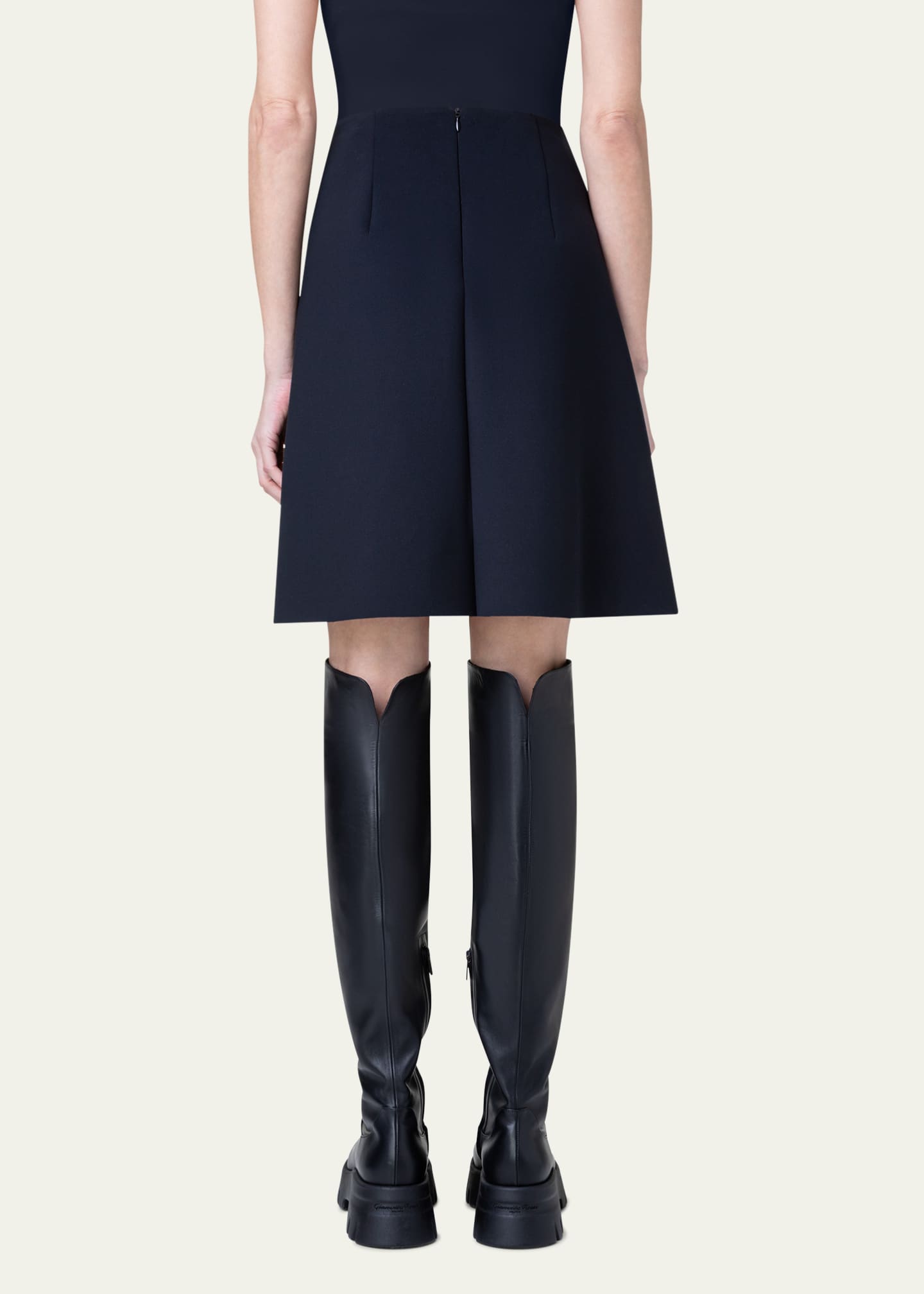 Asymmetrical neoprene skirt store