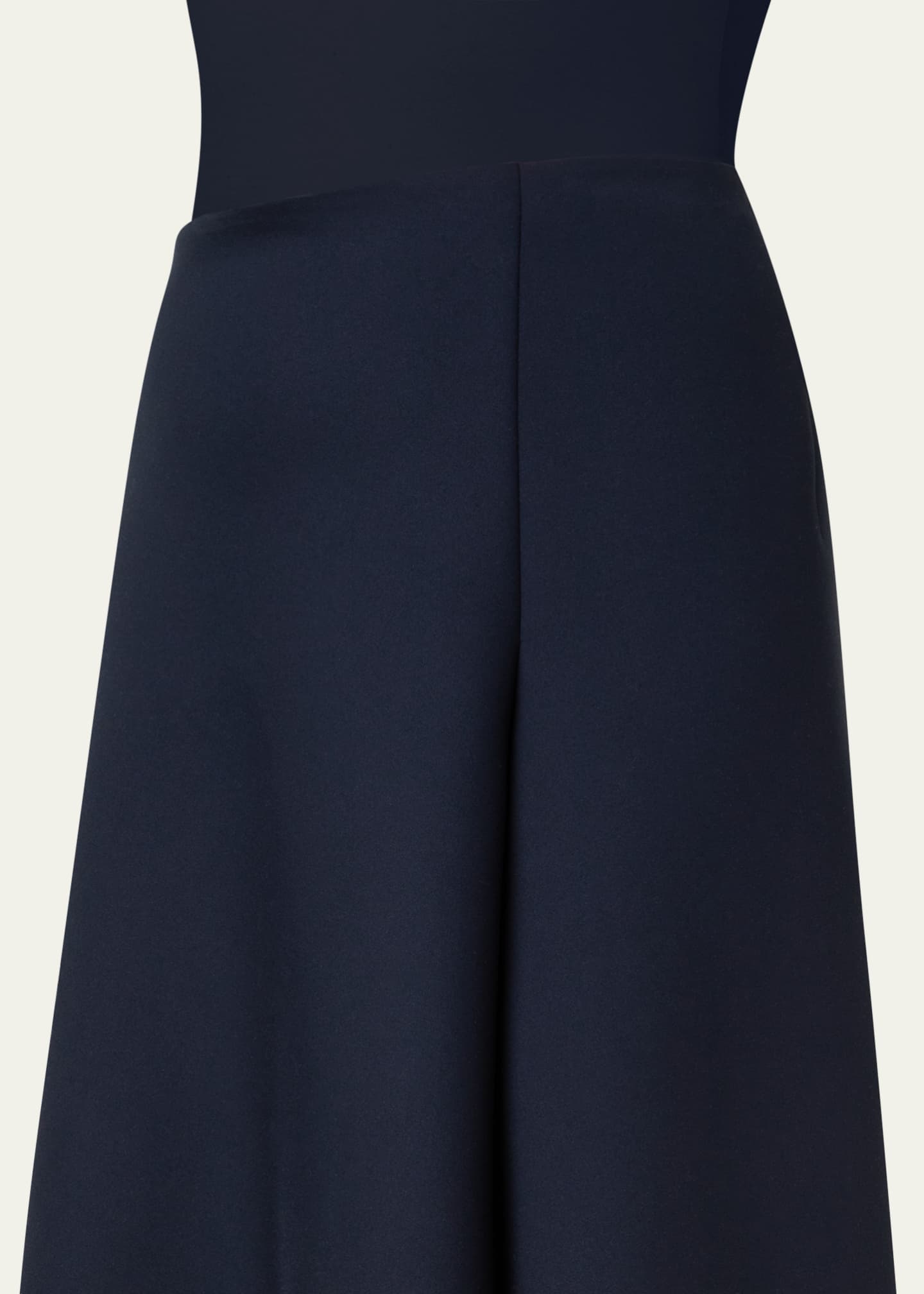 Asymmetrical neoprene 2025 skirt